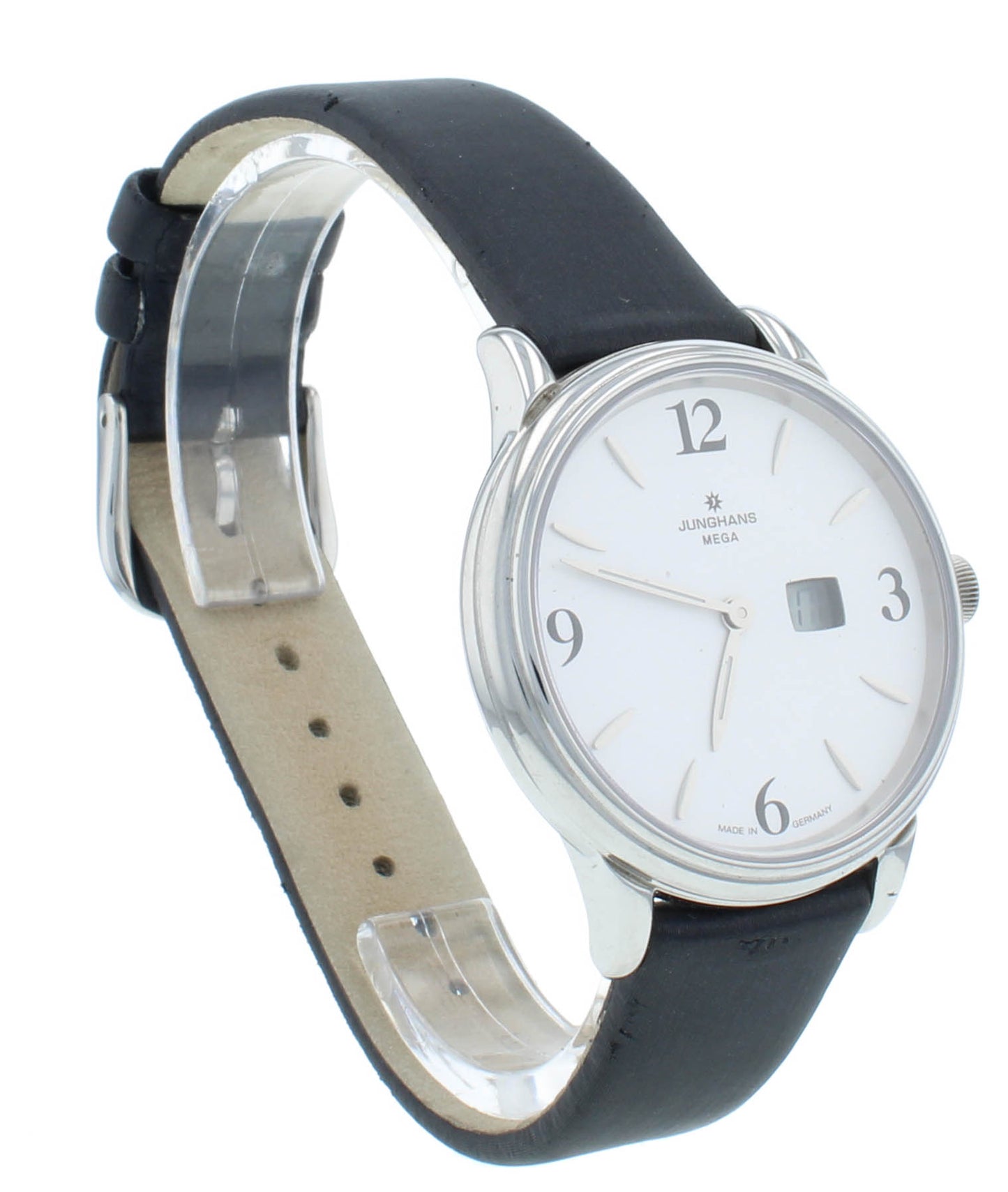 Pre-Owned Junghans Mega DCF-77 Quartz 34mm Radio Contolled Ladies Watch 010/4950