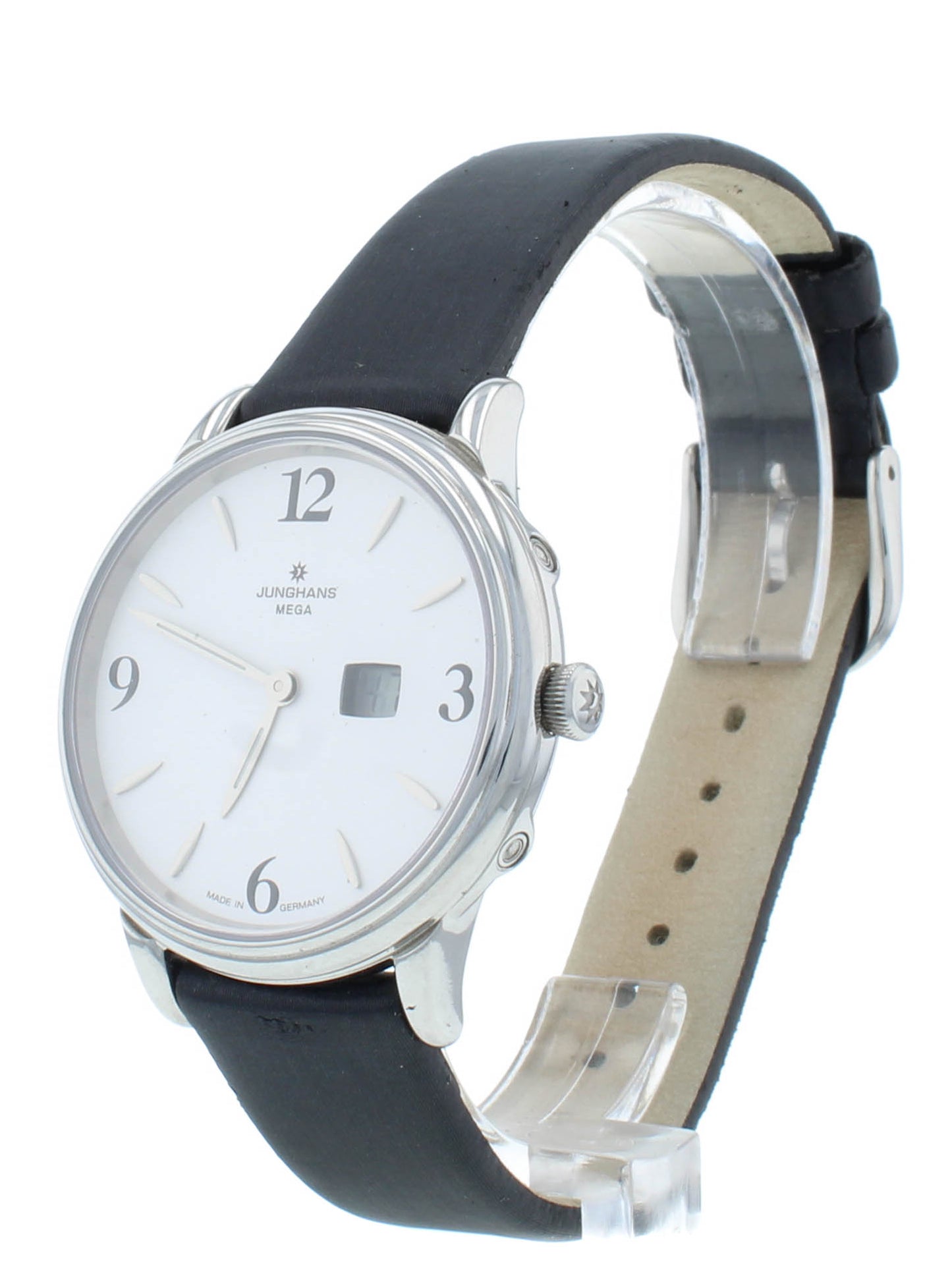 Pre-Owned Junghans Mega DCF-77 Quartz 34mm Radio Contolled Ladies Watch 010/4950