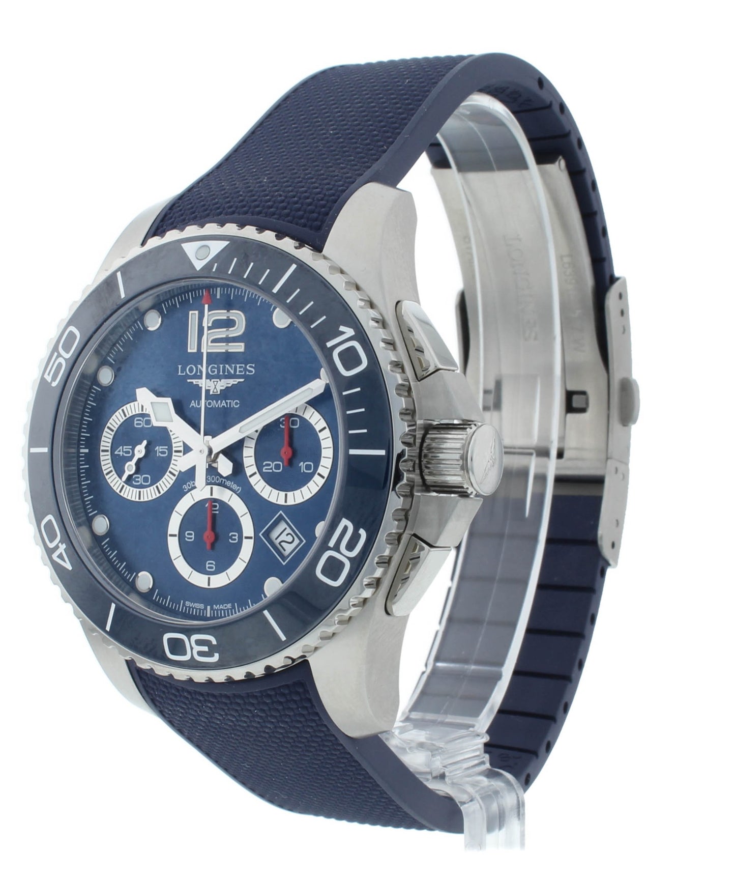 Longines HydroConquest 43mm Chrono Automatic Blue Dial Men's Watch L3.883.4.96.9