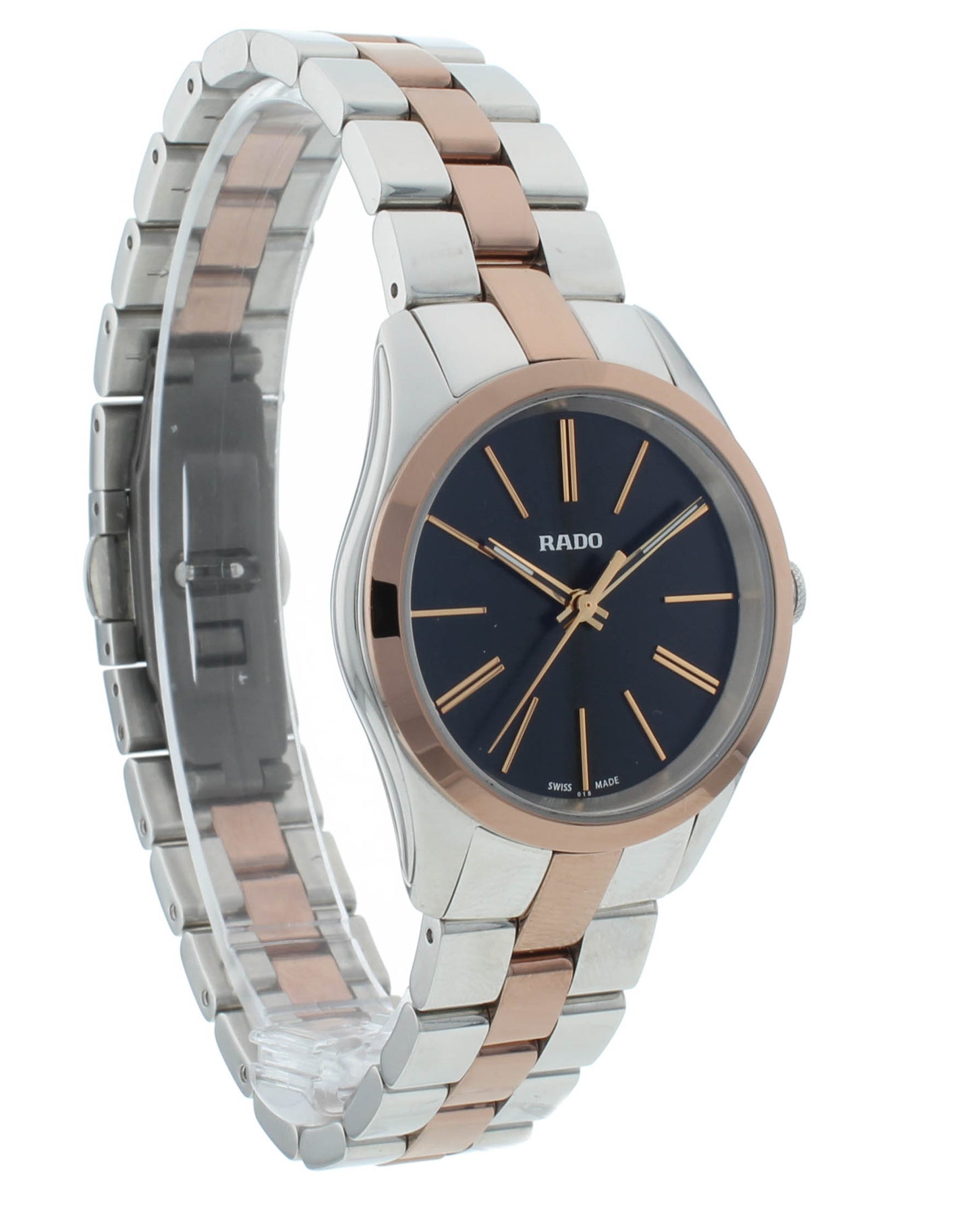Rado Hyperchrome 31mm Quartz Two-Tone Black Dial Ladies Watch R32976152