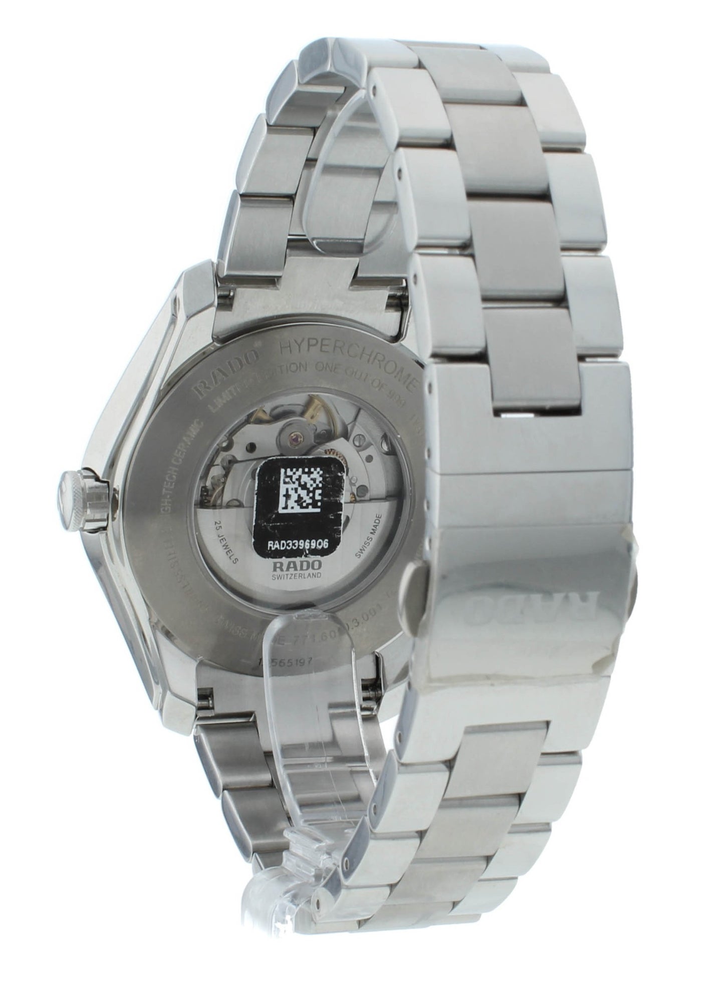 Rado HyperChrome 44mm Automatic UTC Black Dial Men's Watch R32050153