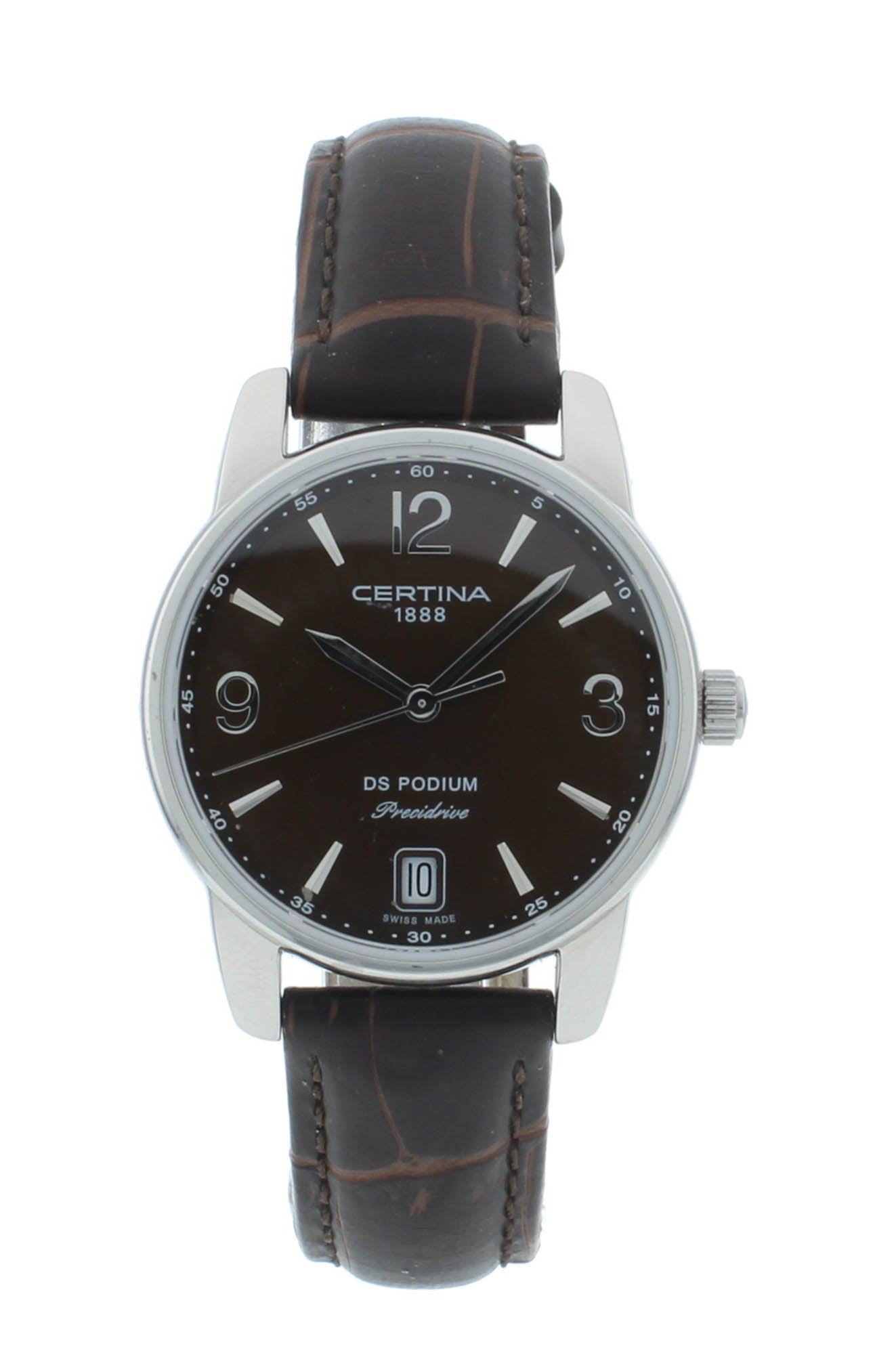 Certina DS Podium 32mm Quartz Brown Dial Ladies Watch C034.210.16.297.00