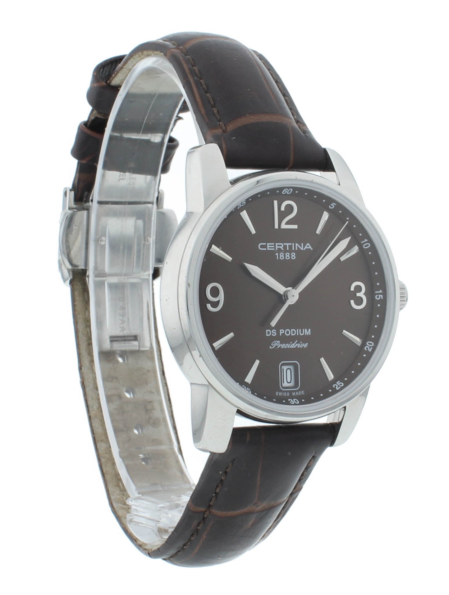 Certina DS Podium 32mm Quartz Brown Dial Ladies Watch C034.210.16.297.00