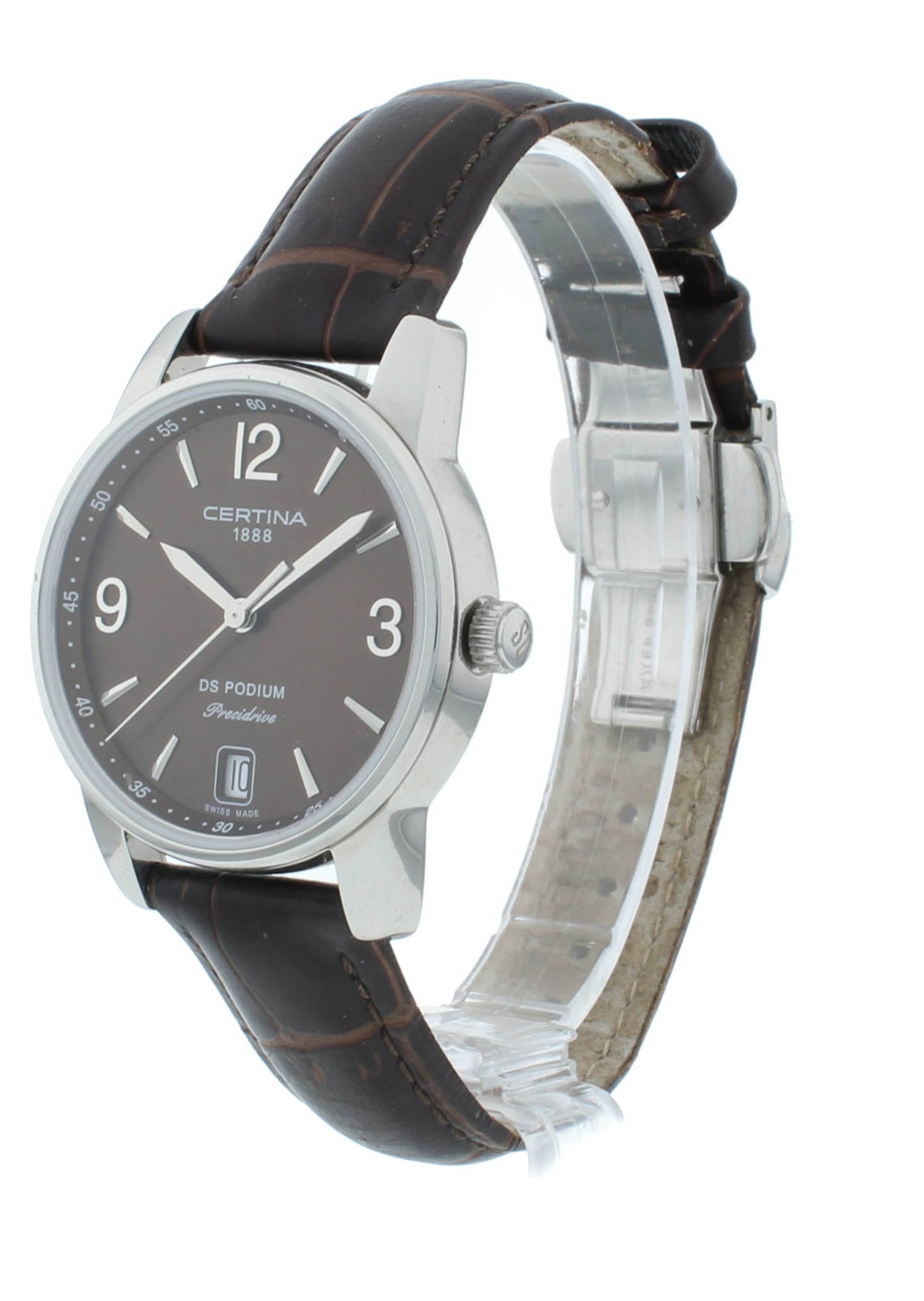 Certina DS Podium 32mm Quartz Brown Dial Ladies Watch C034.210.16.297.00