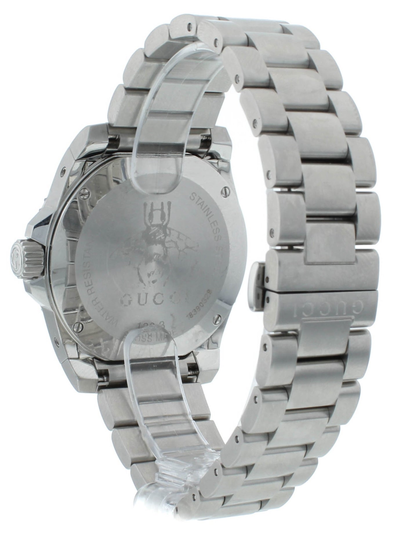 Gucci Dive 40mm Silver Dial Stainless Steel Men's Watch YA136336
