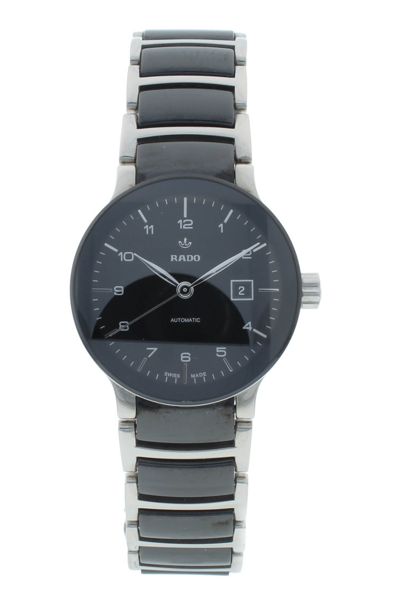 Rado Centrix 28mm Automatic Black Dial Two-Tone Ladies Watch R30942162