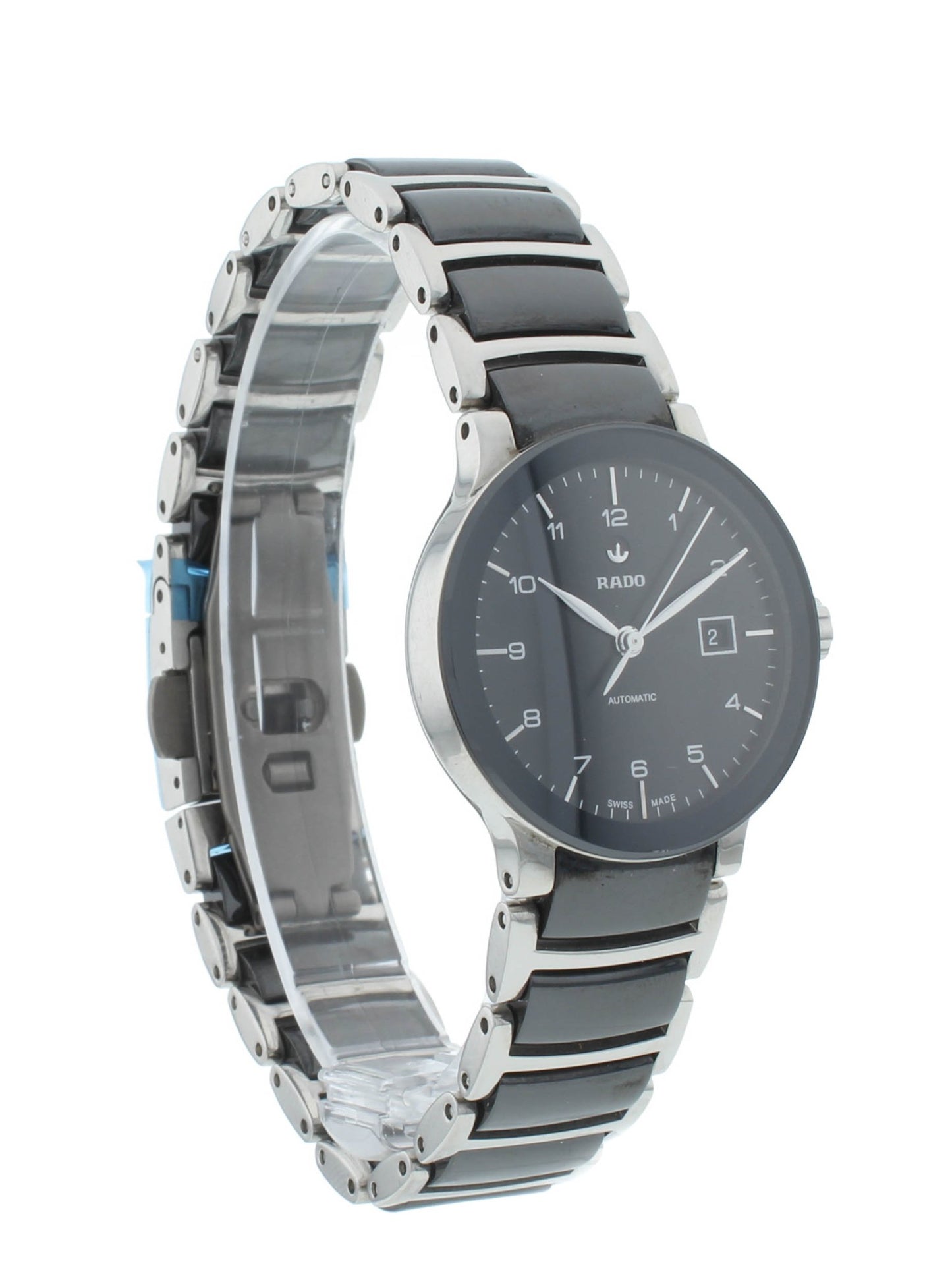 Rado Centrix 28mm Automatic Black Dial Two-Tone Ladies Watch R30942162