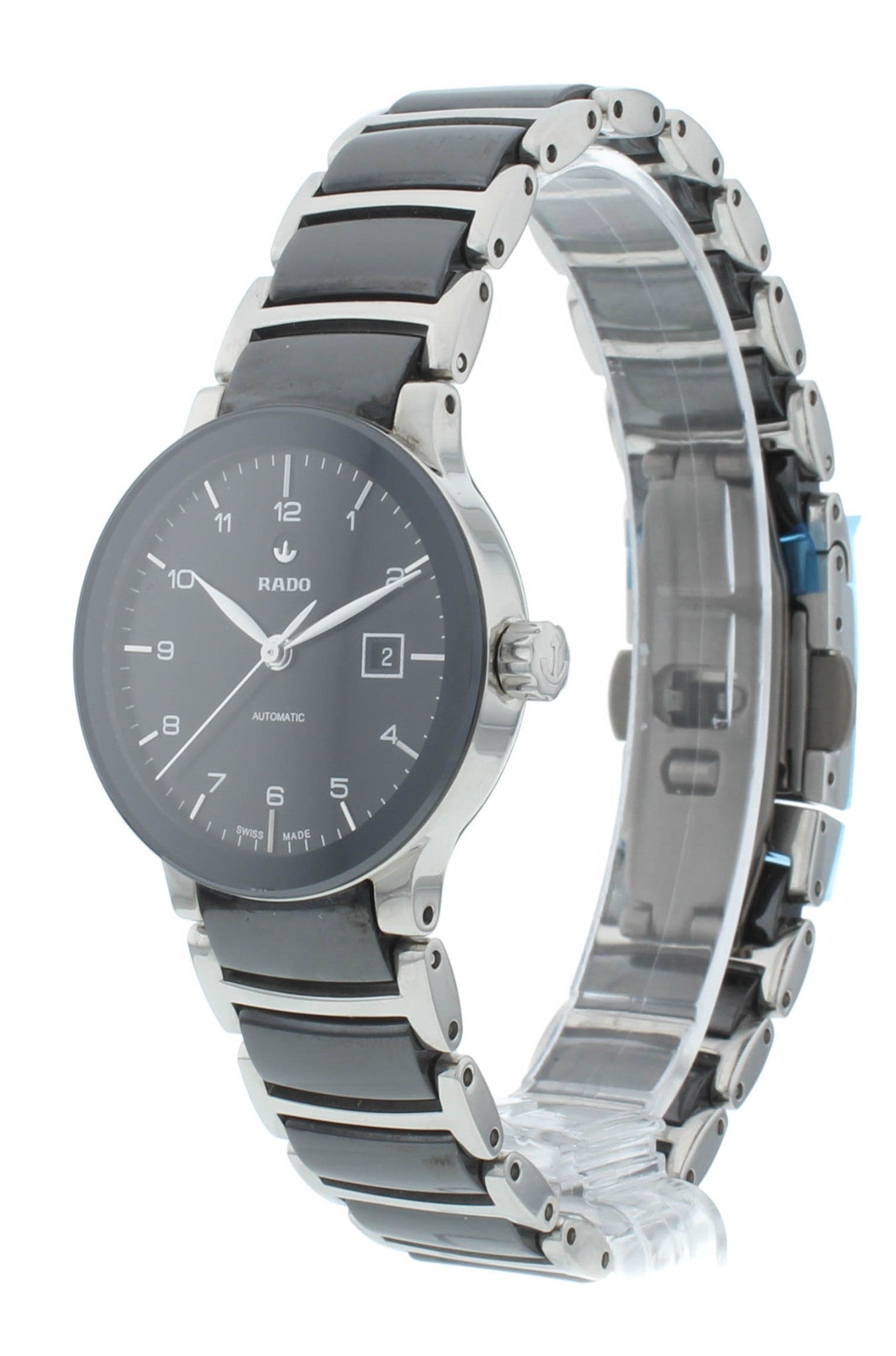 Rado Centrix 28mm Automatic Black Dial Two-Tone Ladies Watch R30942162