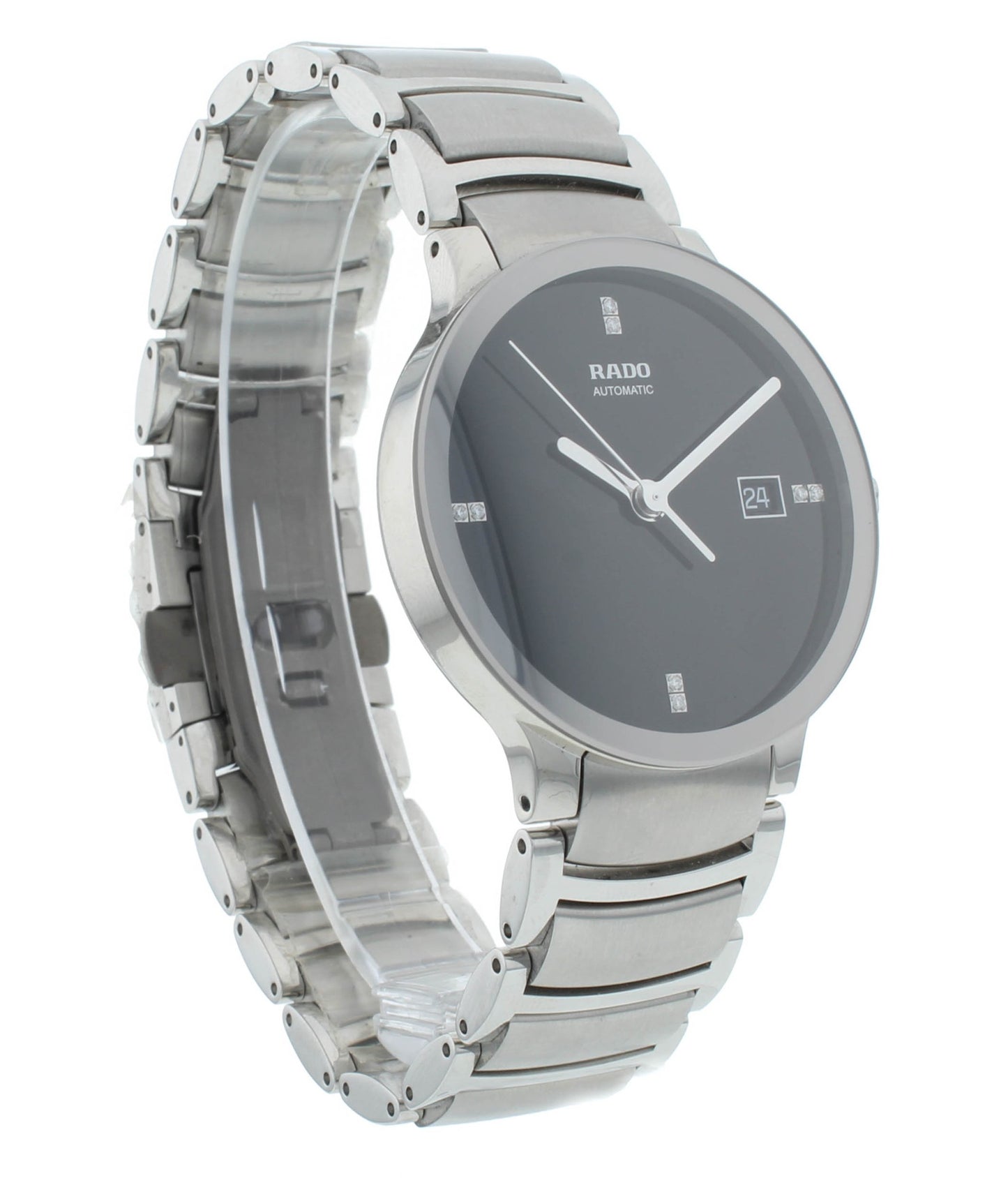 Rado Centrix Automatic 38mm Black Diamond Dial Men's Watch R30939703