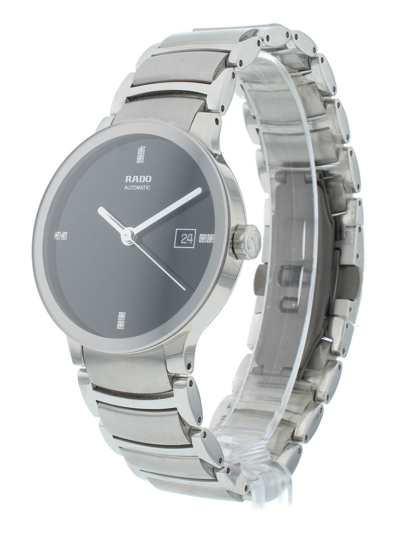 Rado Centrix Automatic 38mm Black Diamond Dial Men's Watch R30939703