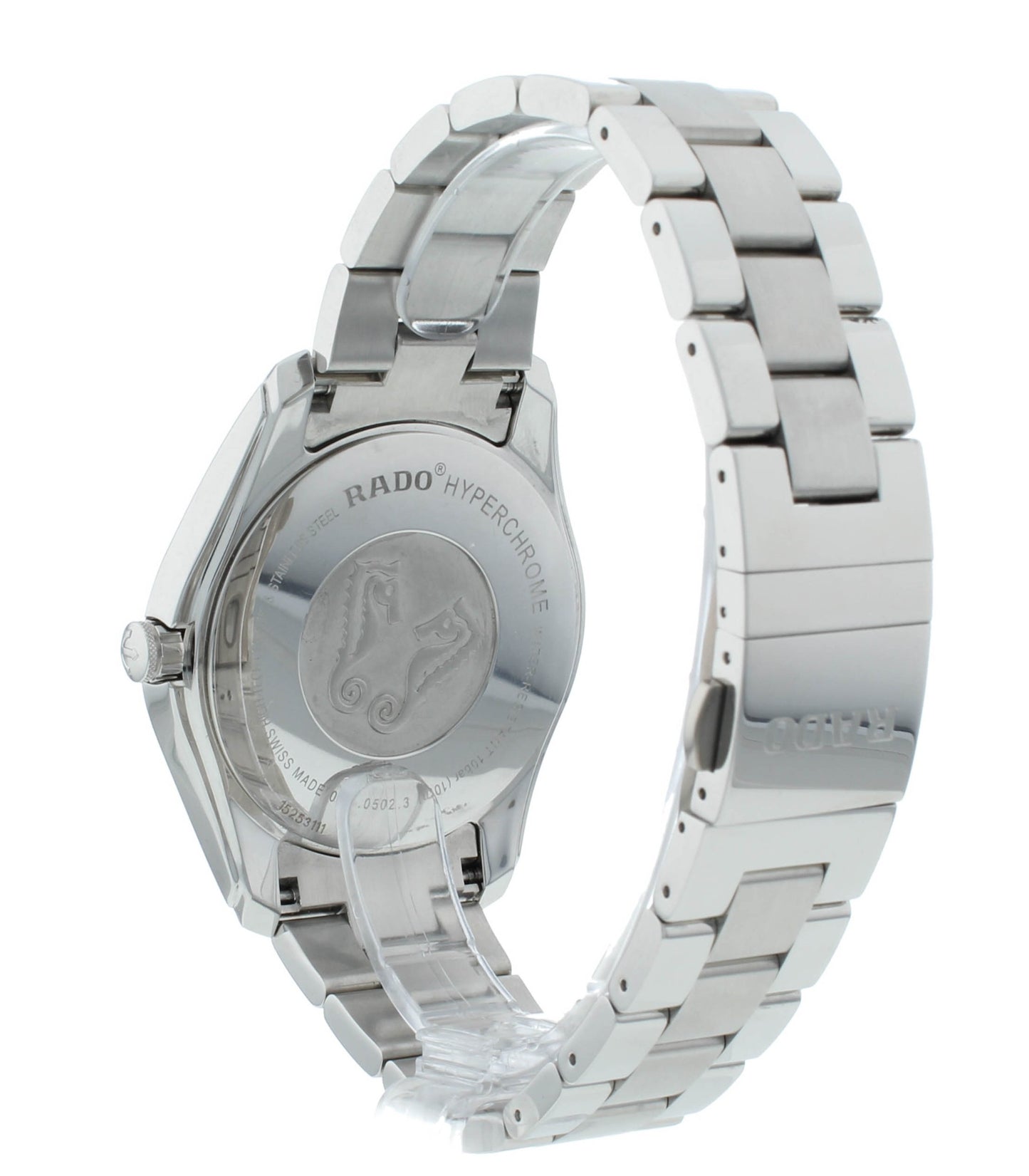 Rado HyperChrome 44mm Stainless Steel Quartz Silver Dial Men's Watch R32502103