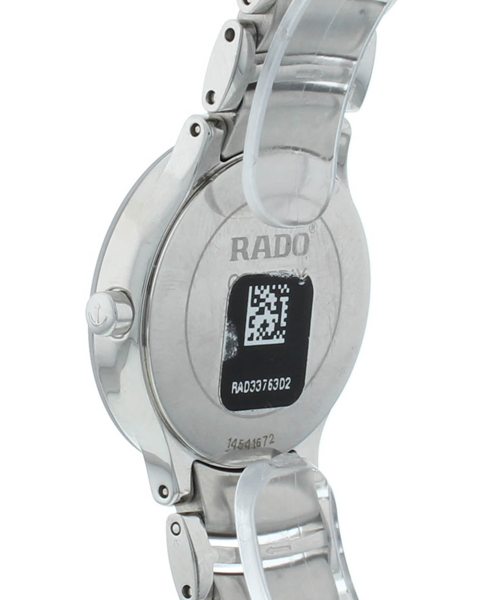 Rado Centrix 28mm Quartz White MOP Diamond Dial Ladies Watch R30928913