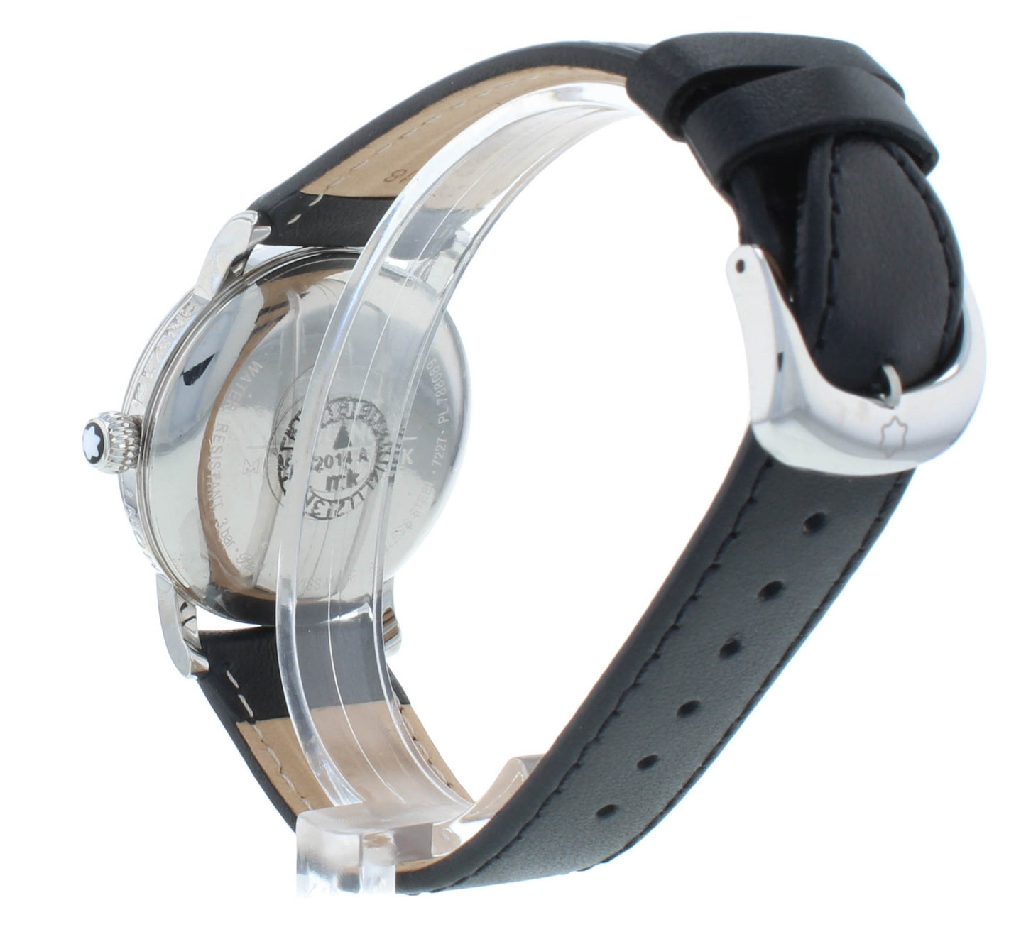 Montblanc Star White MOP Dial Diamond 36mm Automatic Ladies Watch 107118