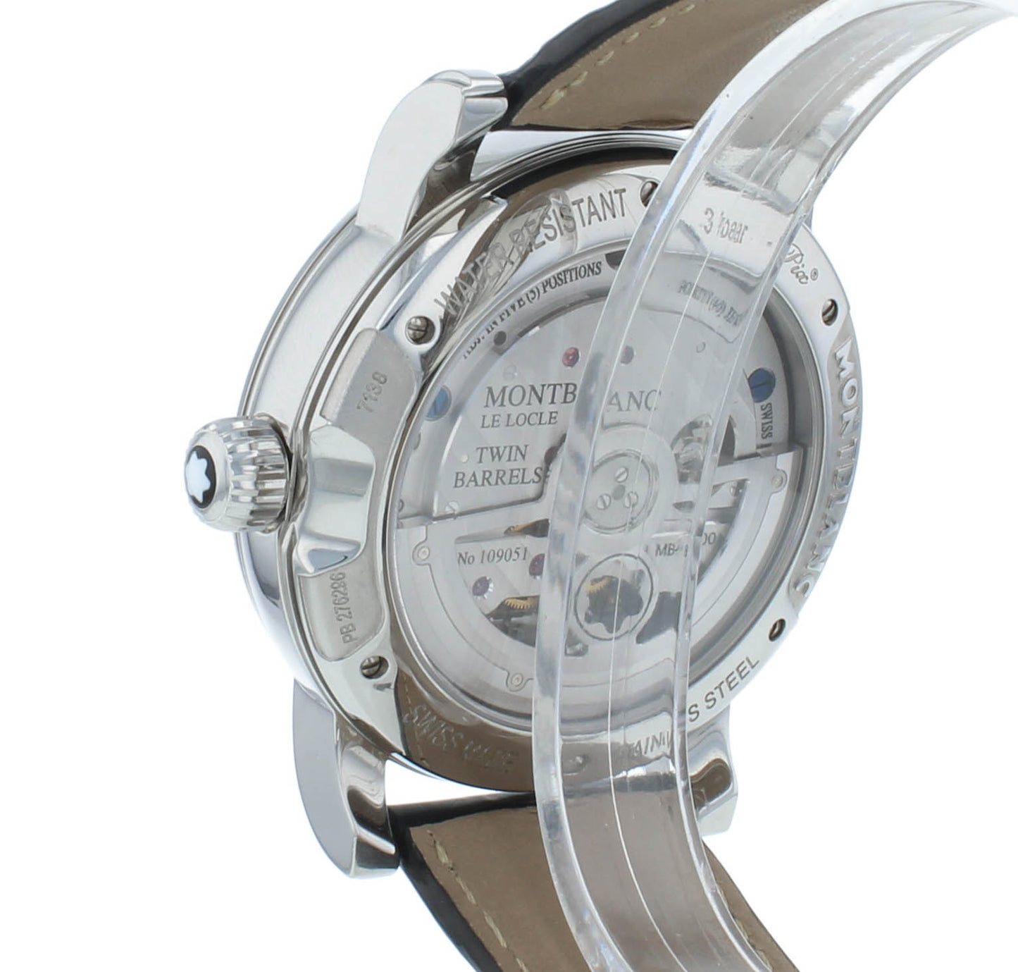 Montblanc Nicolas Rieussec 43mm Chronograph GMT Automatic Men's Watch 7138