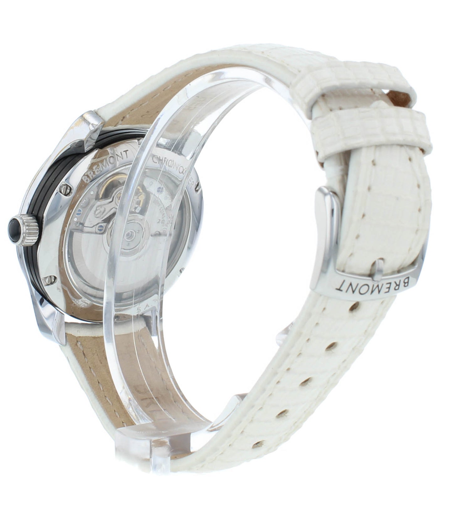 Pre-Owned Bremont Solo 32 White Dial 32mm Auto Ladies Watch SOLO32-LC-WH-R-S yd