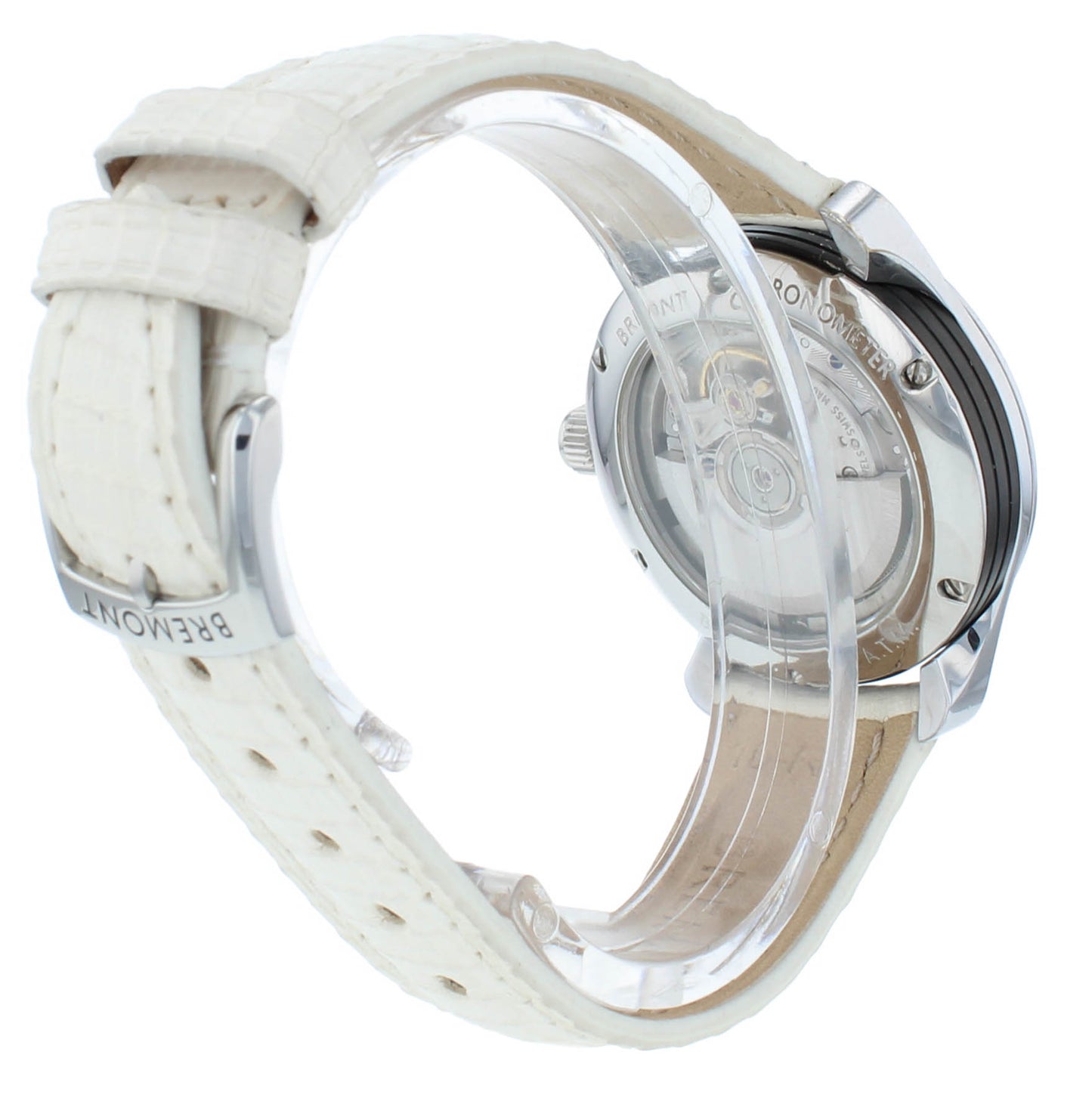 Pre-Owned Bremont Solo 32 White Dial 32mm Auto Ladies Watch SOLO32-LC-WH-R-S yd