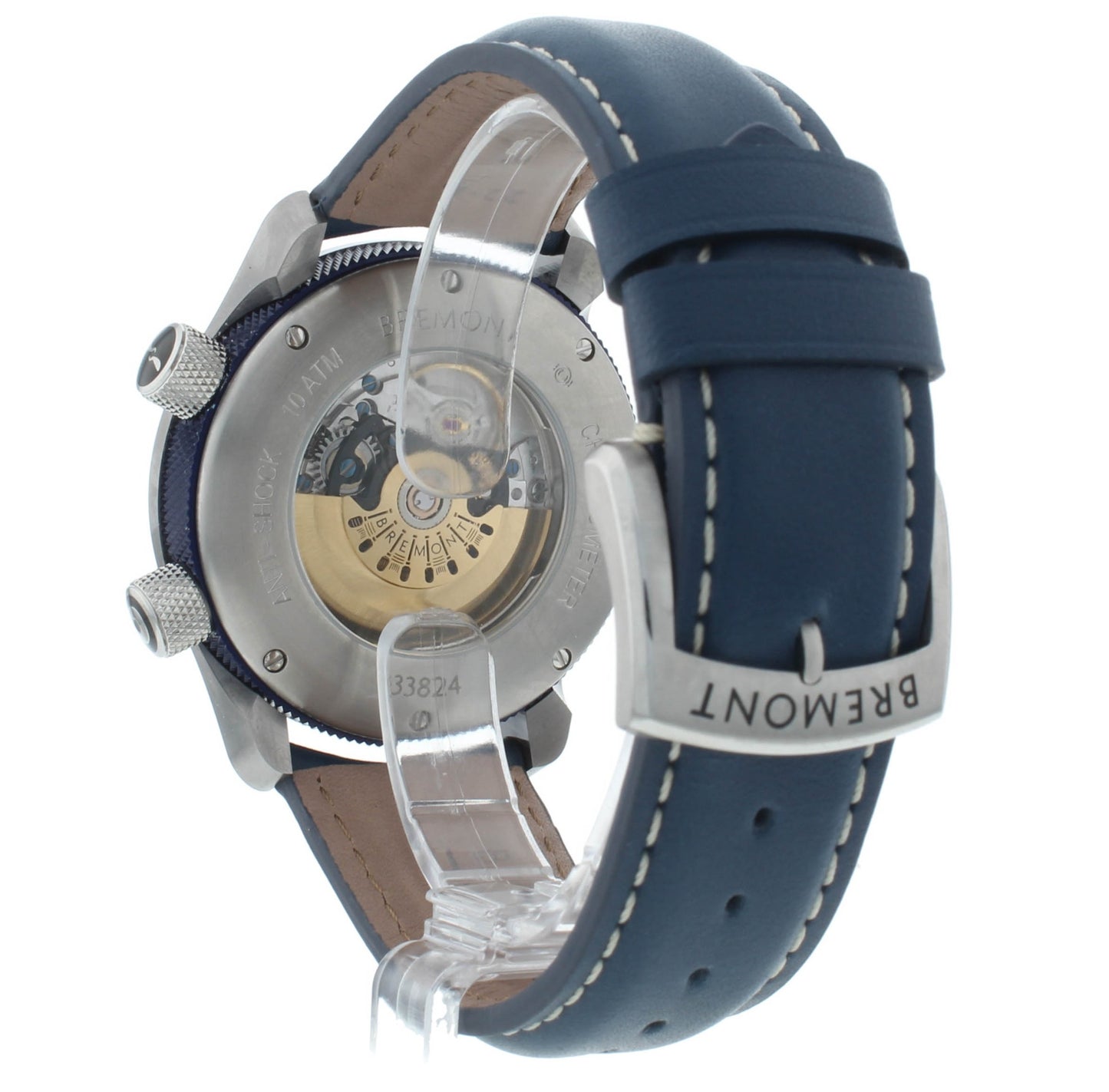 Bremont U-2 Chronometer Blue Dial 43mm Automatic Men’s Watch U2-BL-R-S