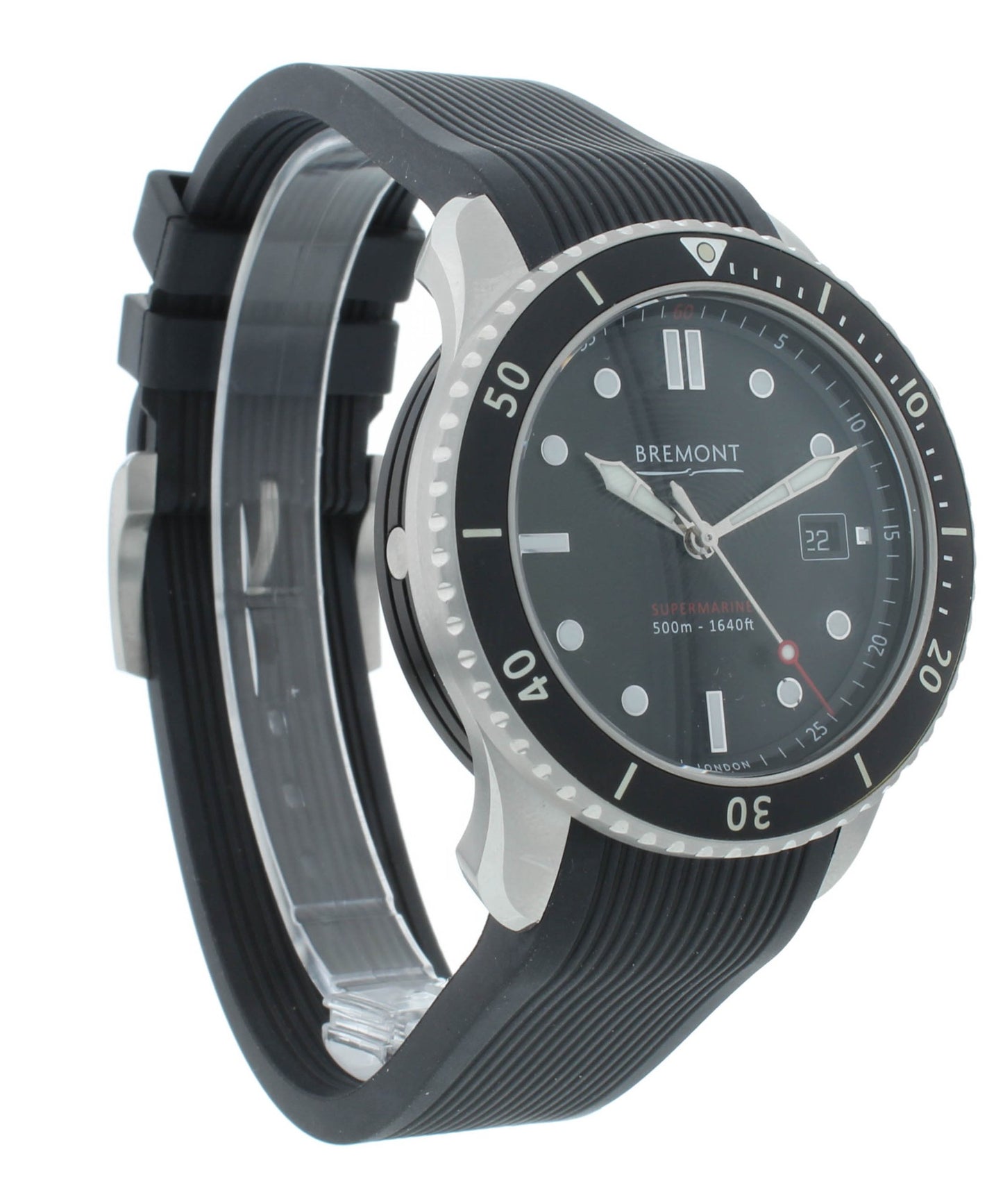 Bremont Supermarine S500 Chronometer 42mm Automatic Men’s Watch S500-BK-2018-R-S