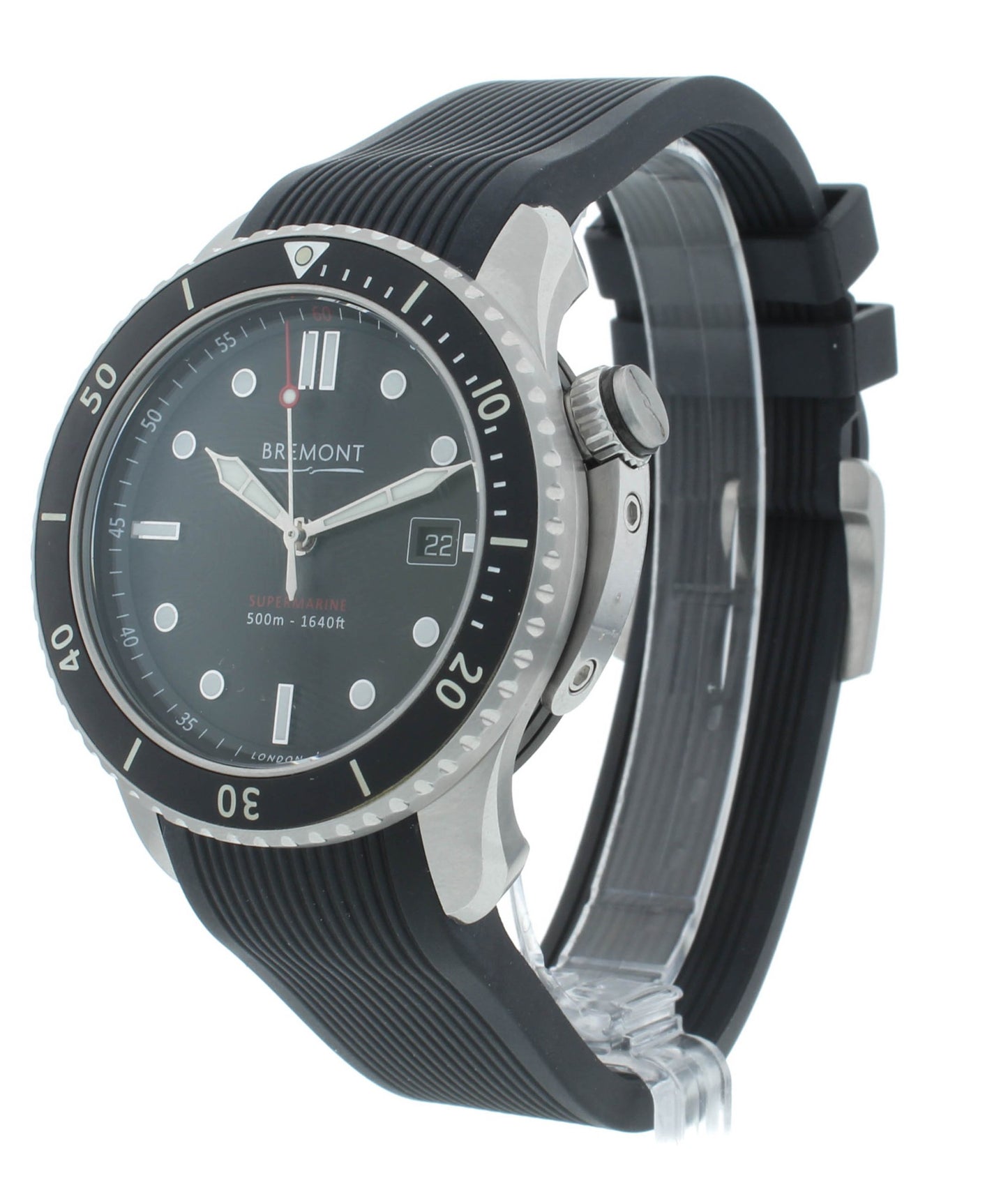 Bremont Supermarine S500 Chronometer 42mm Automatic Men’s Watch S500-BK-2018-R-S