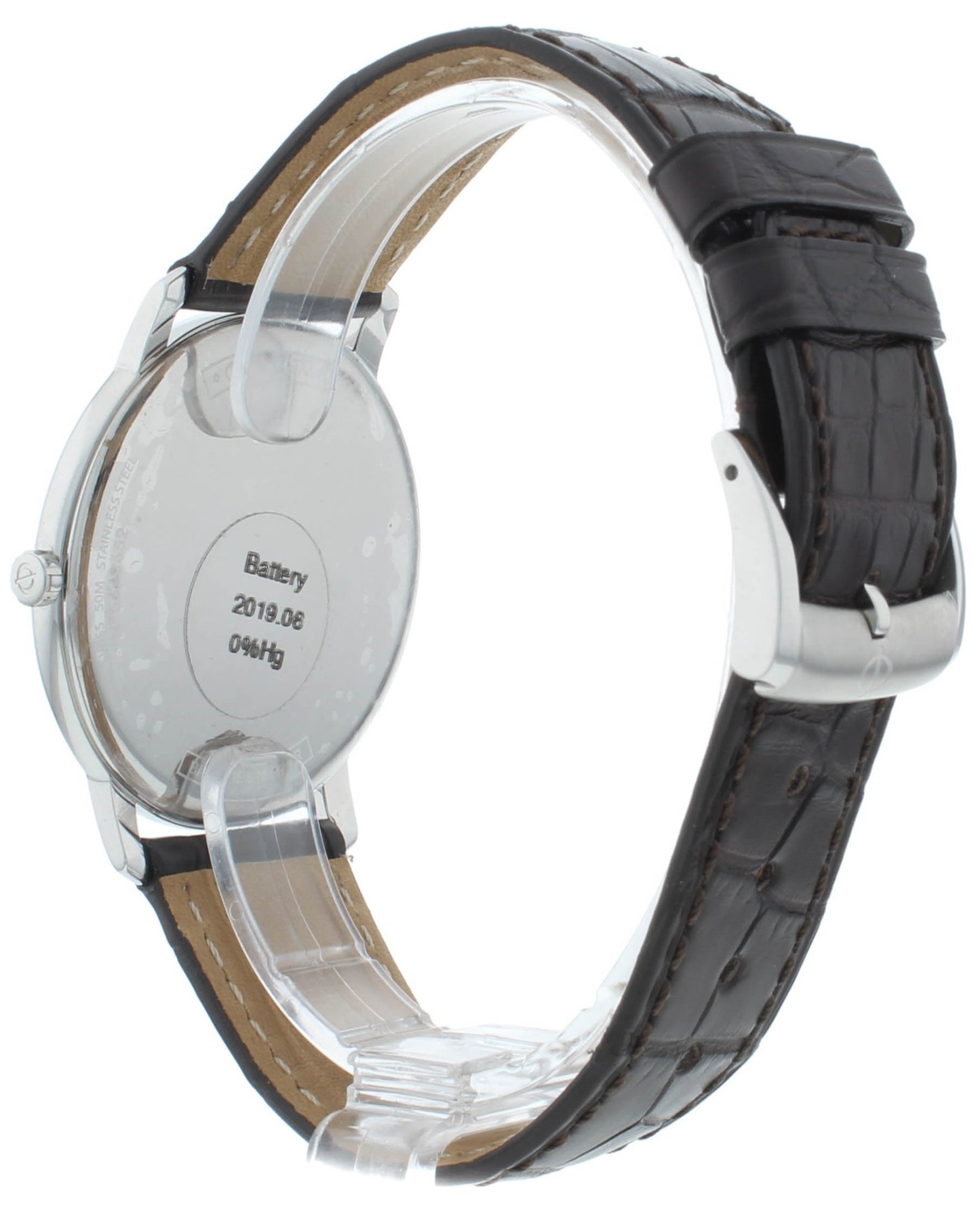 Pre-Owned Baume & Mercier Classima 39mm Silver Dial Quartz Men's Watch M0A10181