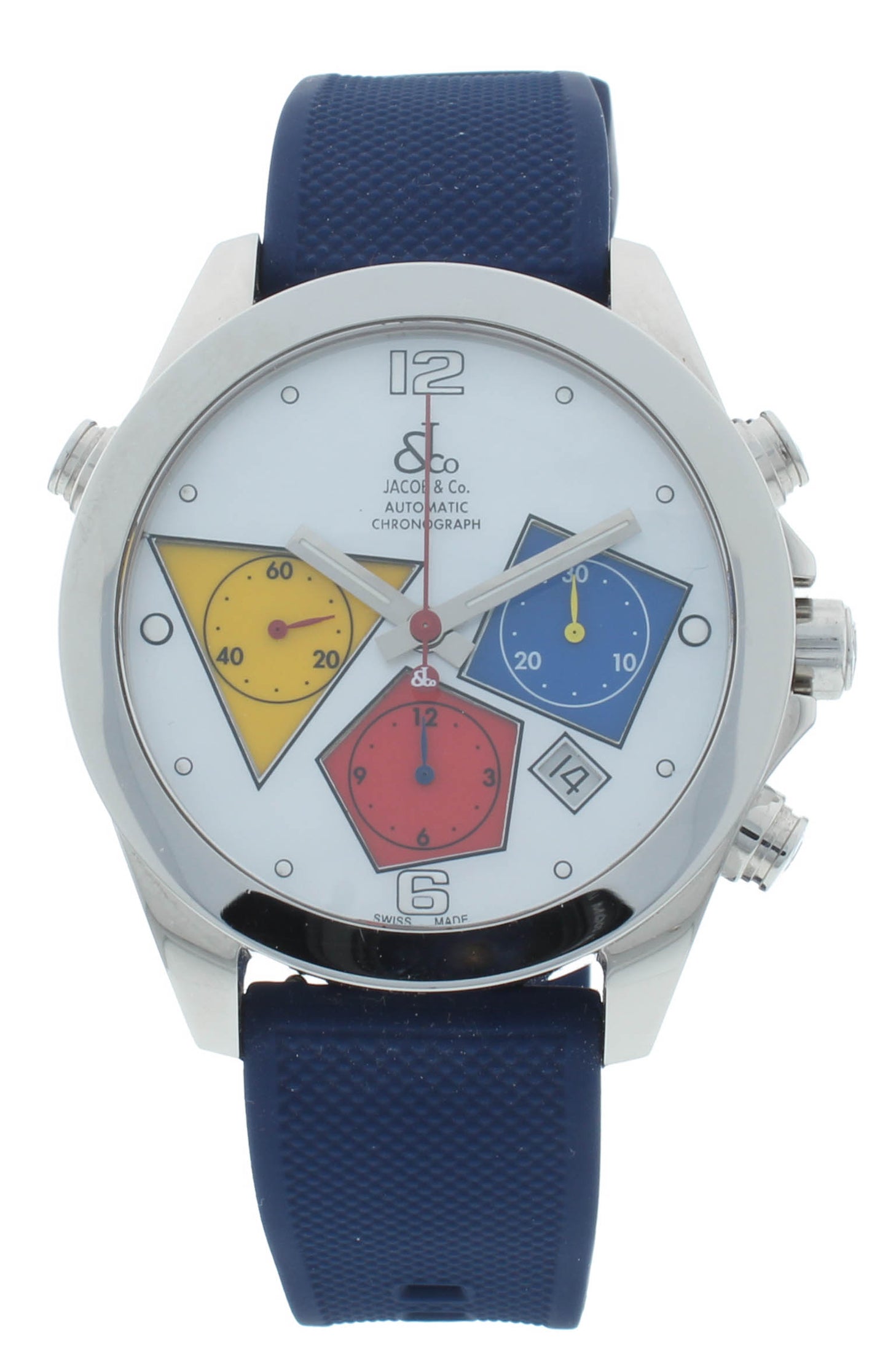 Jacob & Co. Chronograph Stainless Steel MOP Dial 40mm Auto Men’s Watch ACM.11