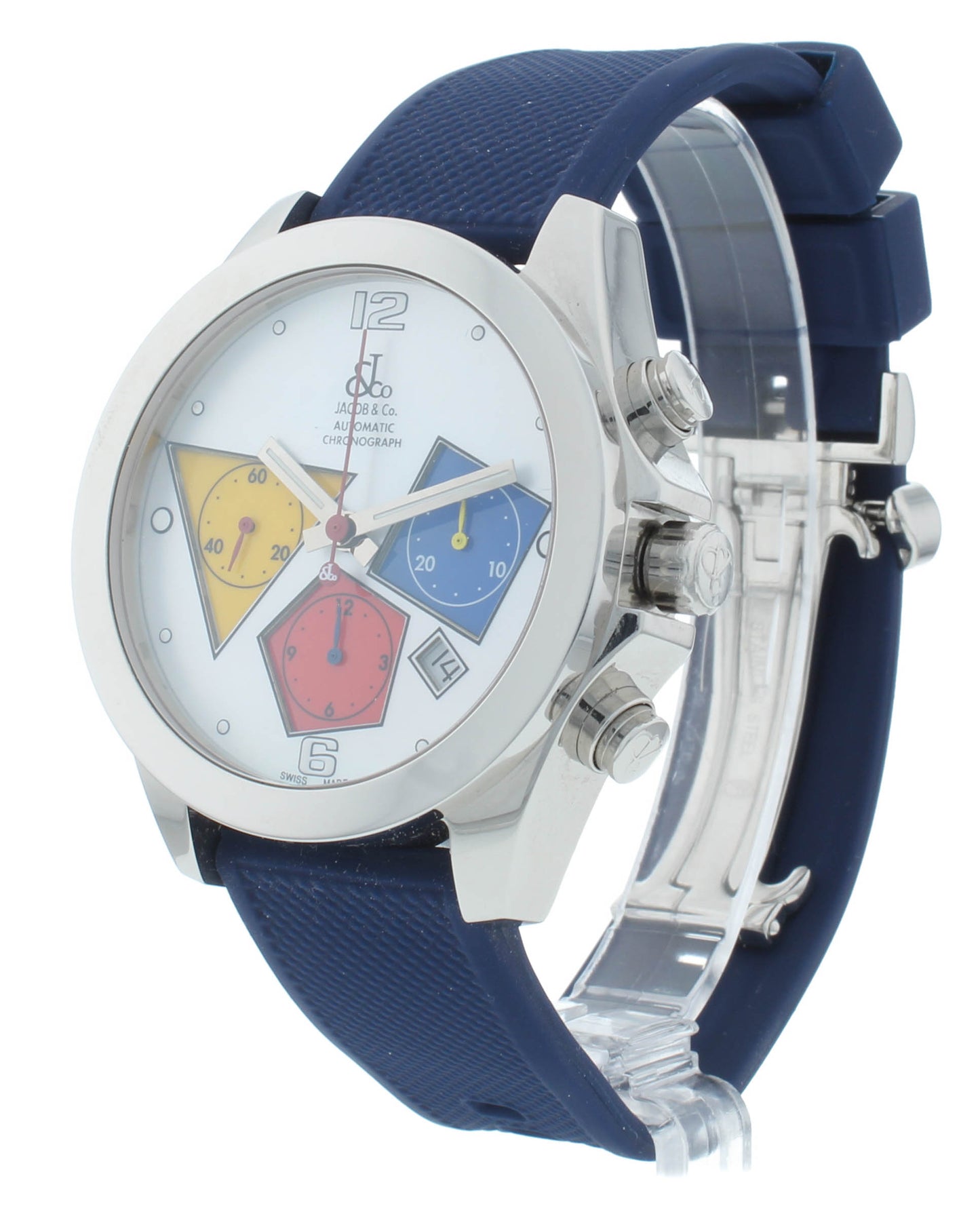 Jacob & Co. Chronograph Stainless Steel MOP Dial 40mm Auto Men’s Watch ACM.11