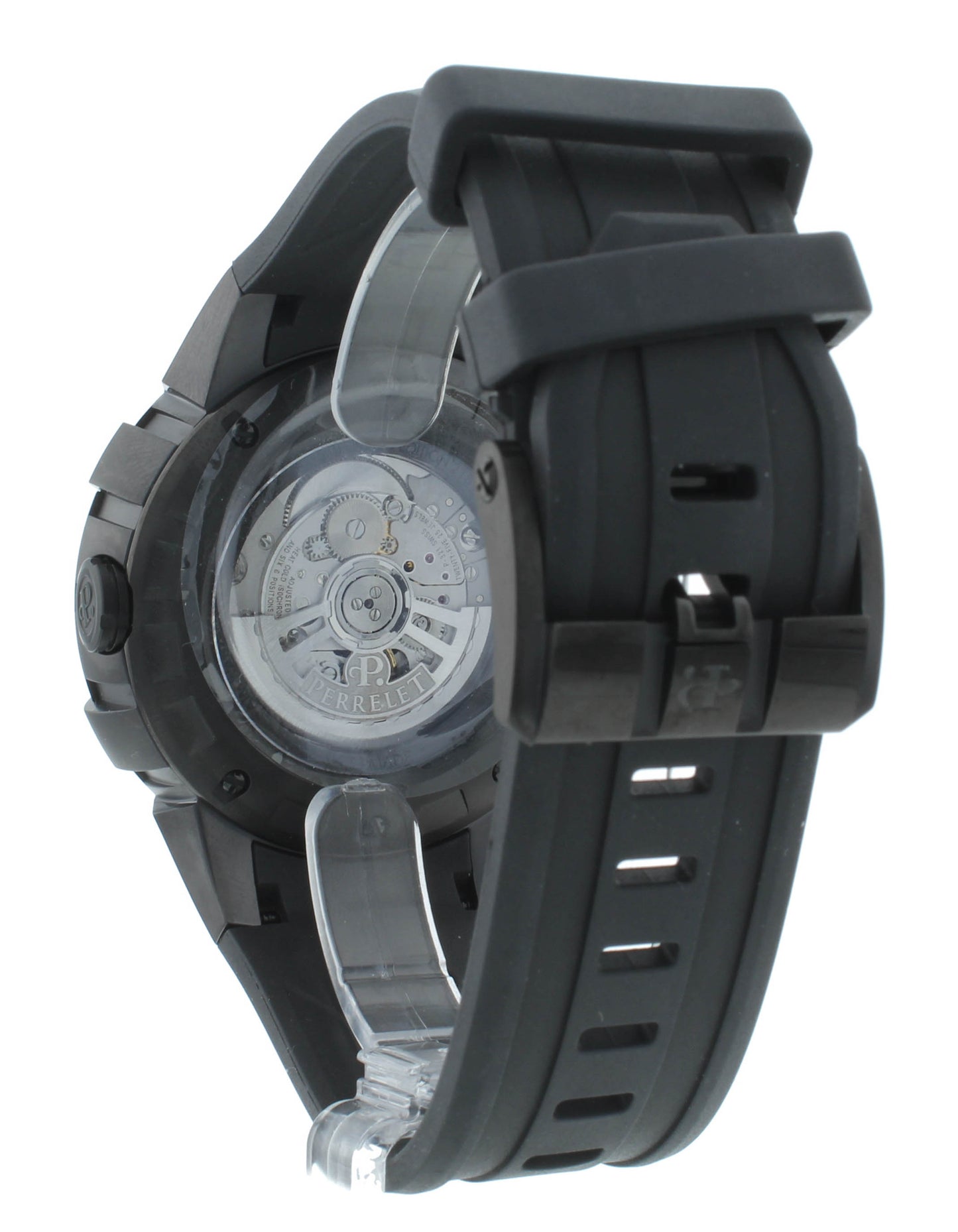 Pre-Owned Perrelet Turbine XL Black Dial 48mm Automatic Men’s Watch A4053/1