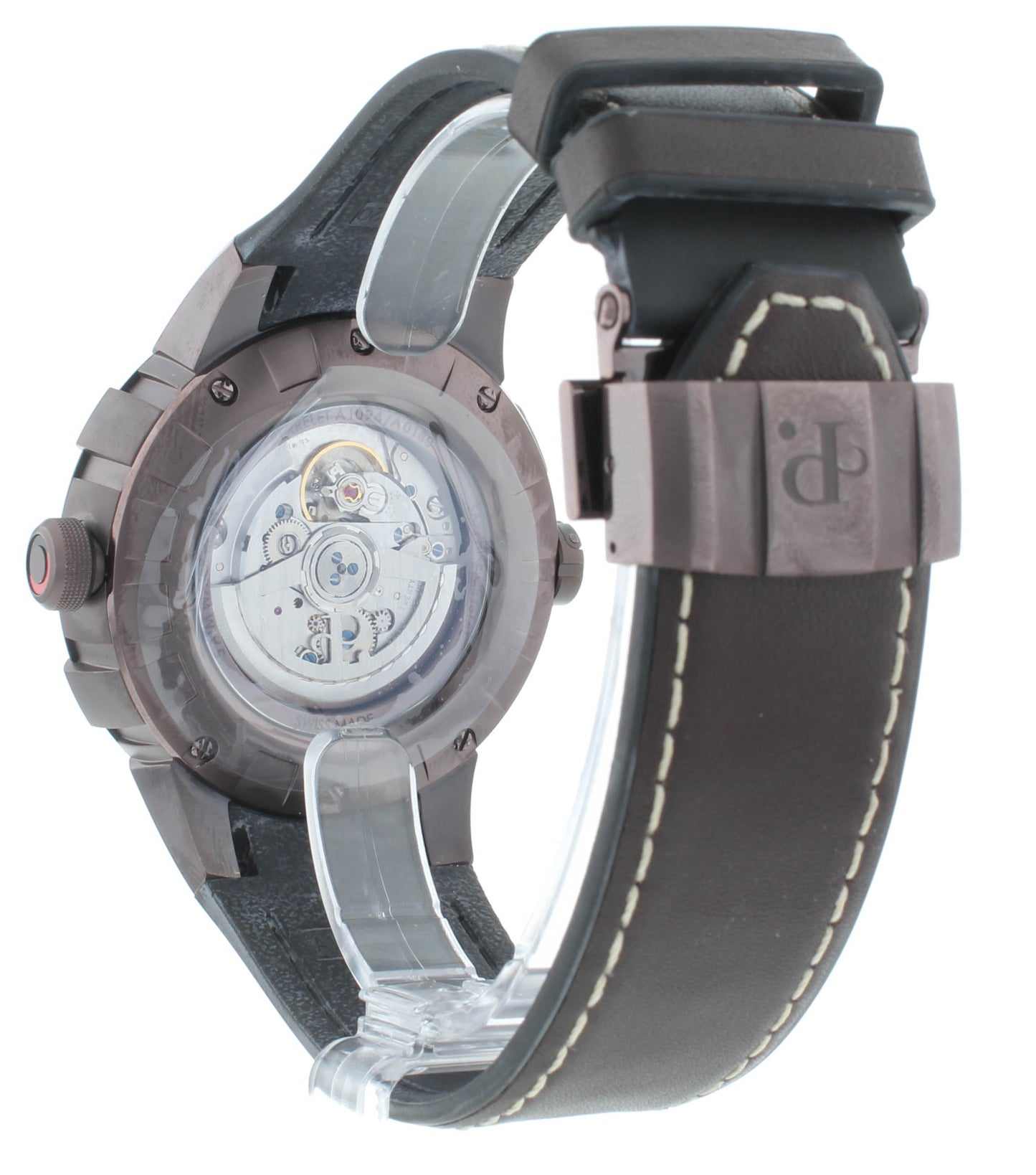 Pre-Owned Perrelet Turbine Pilot Brown Dial 48mm Automatic Men’s Watch A1094/1A