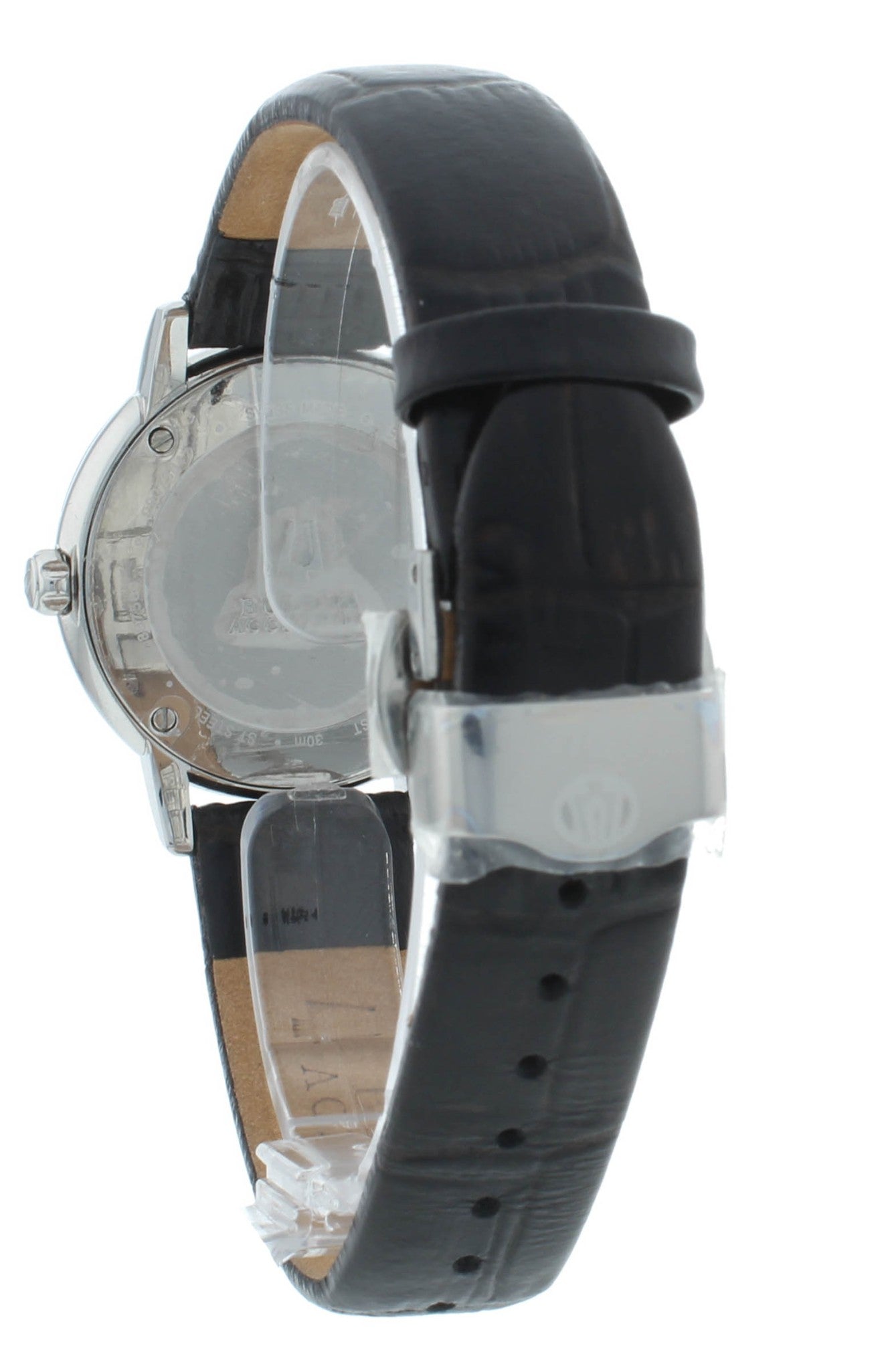 Bulova Accutron Quartz White MOP Dial Steel Diamond 32mm Ladies Watch 63R137