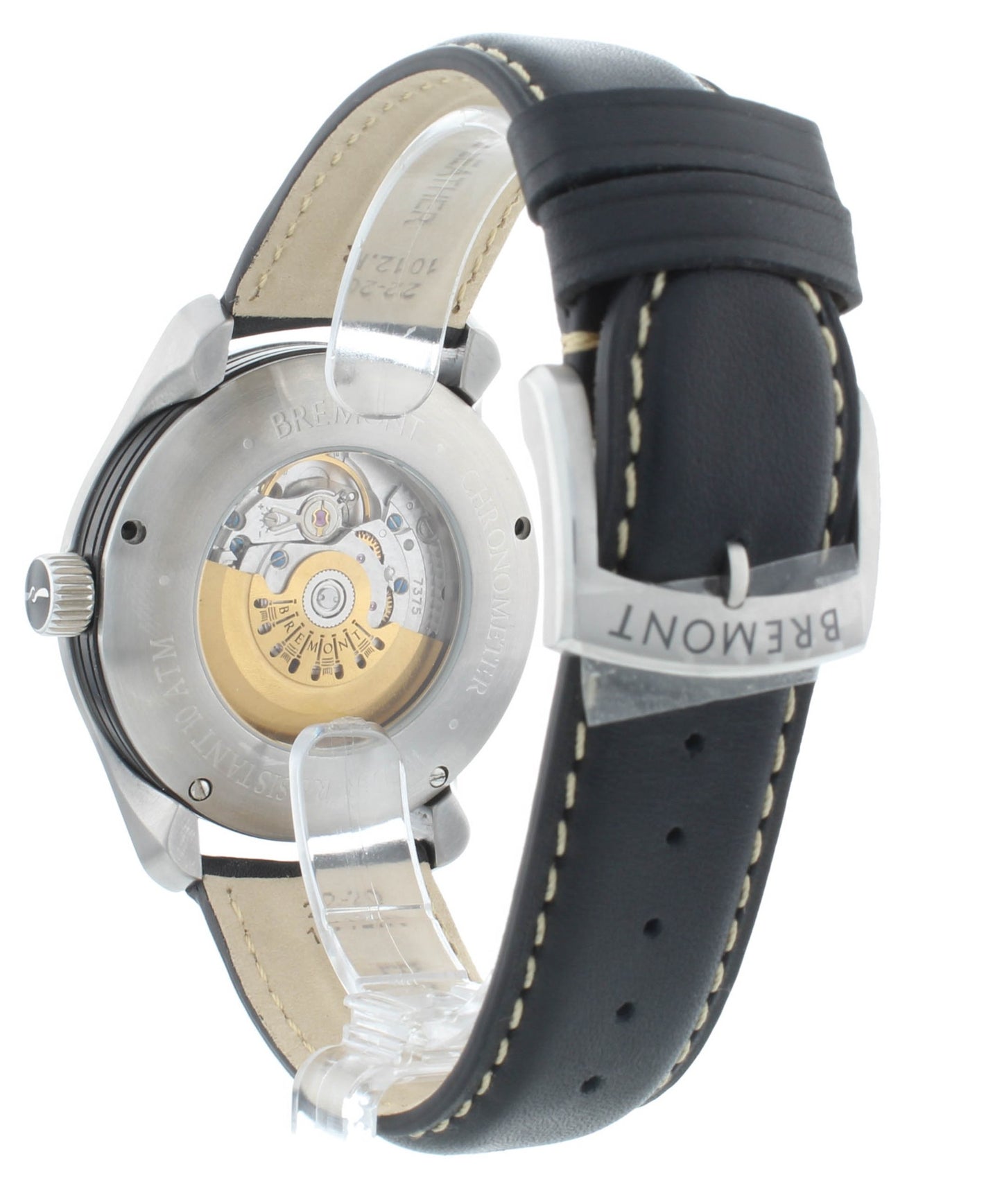 Pre-Owned Bremont Solo 43 Black Dial 43mm Automatic Men’s Watch SOLO43-WH-R-S