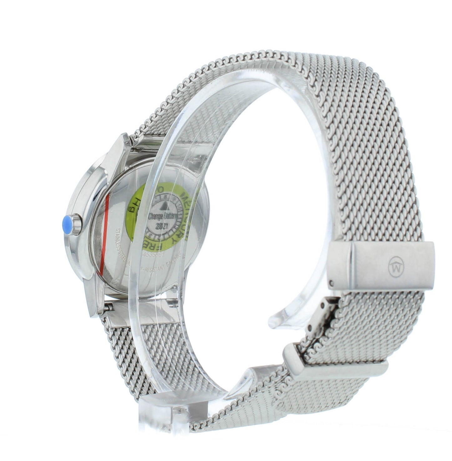 Movado Museum Classic 28.5mm Quartz White Dial Diamond Bezel Ladies Watch 607306