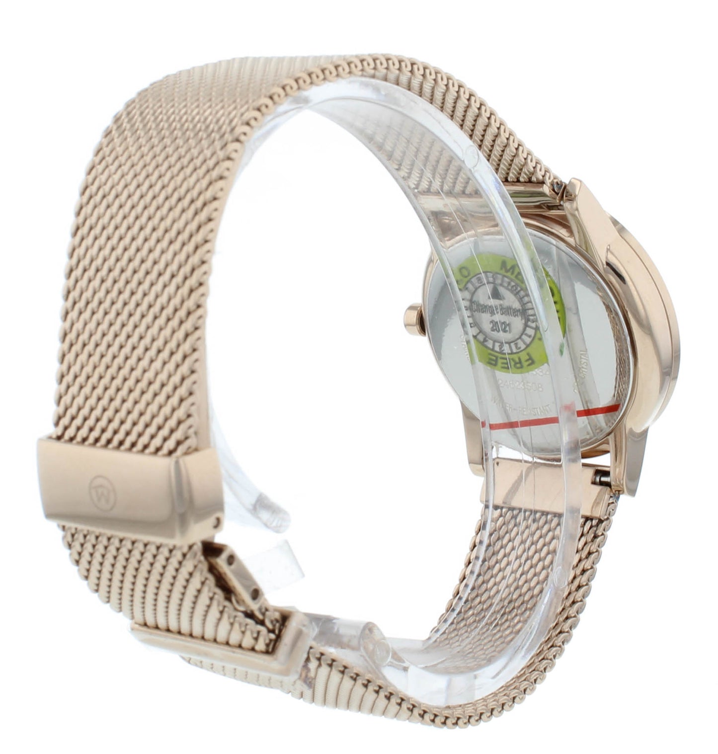 Pre-Owned Movado Museum Classic 28mm Rose Gold Tone Quartz Ladies Watch 607352