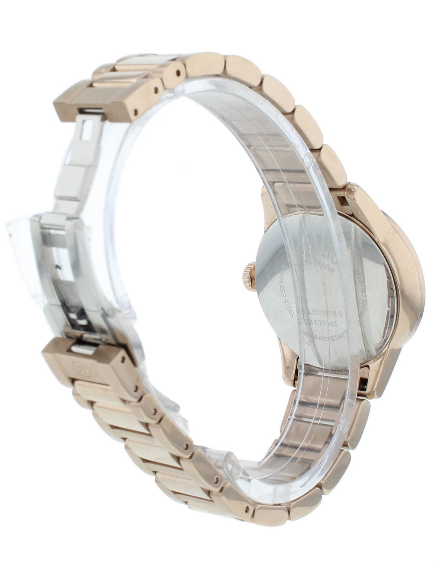 Movado Apria 30mm Quartz Silver Dial Stainless Steel Ladies Watch 607369