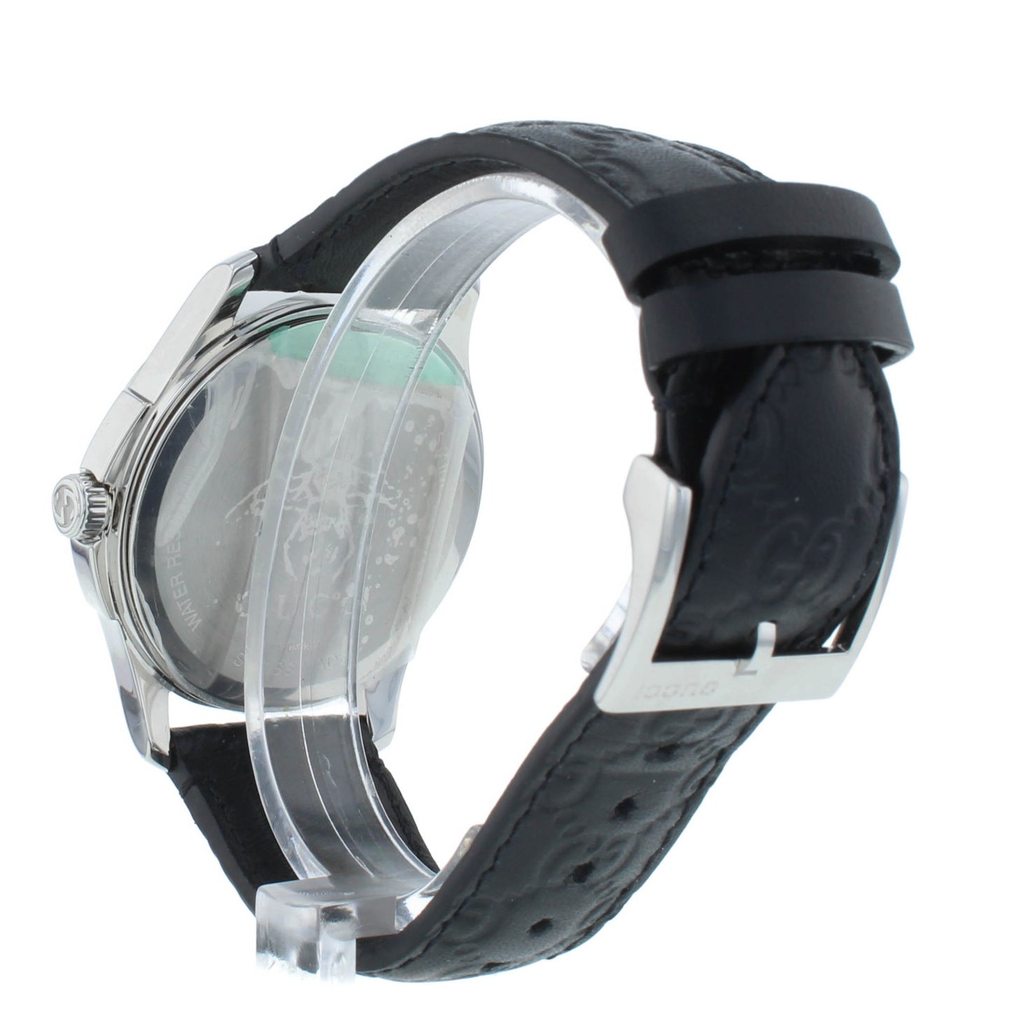 Gucci G-Timeless 38mm Quartz Stainless Steel Black Dial Men's Watch YA1264031