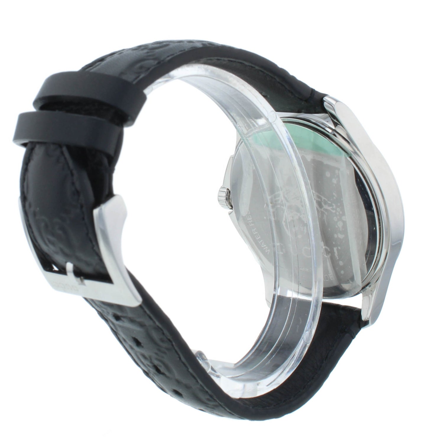 Gucci G-Timeless 38mm Quartz Stainless Steel Black Dial Men's Watch YA1264031