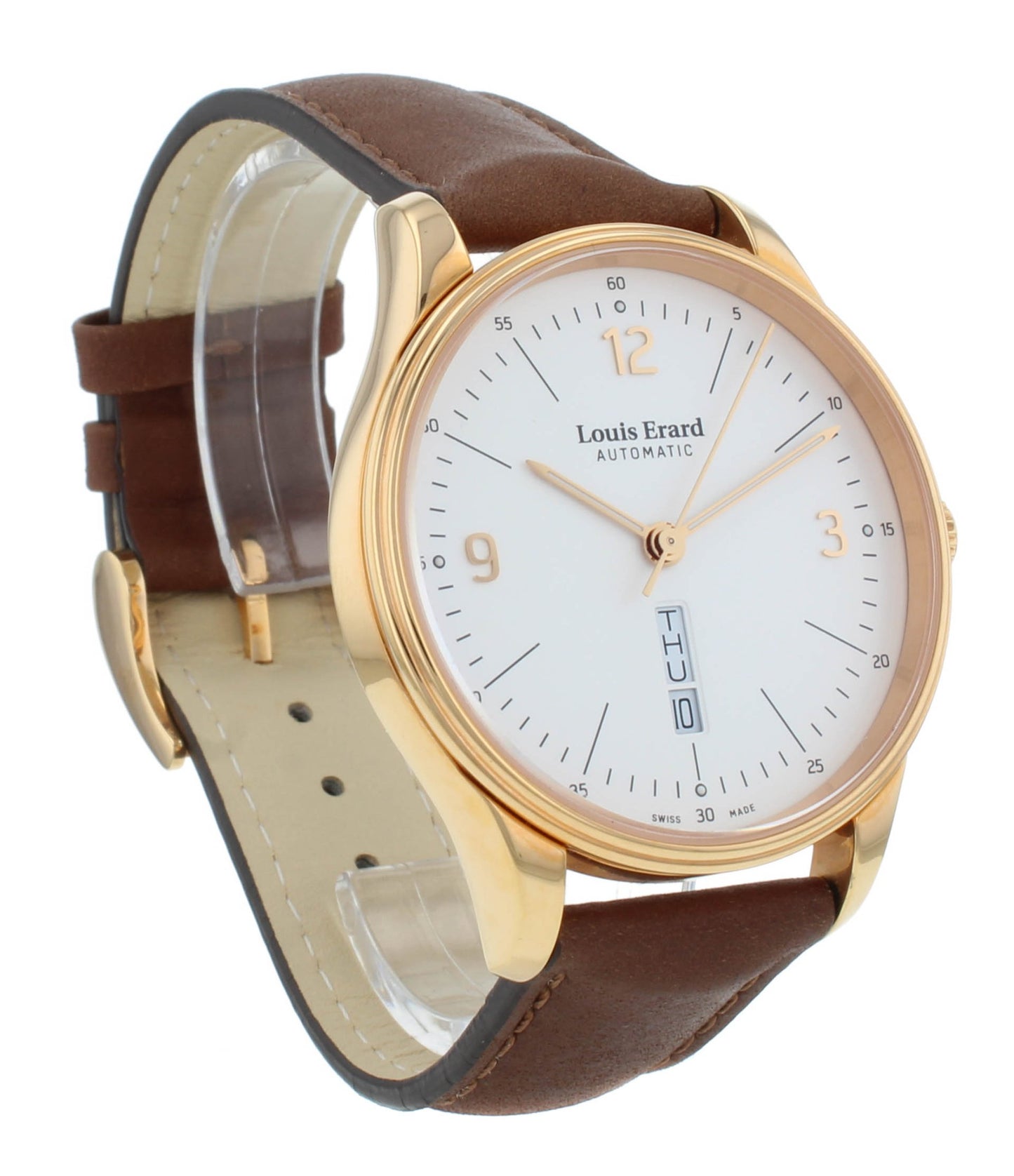 Louis Erard Heritage Day Date Auto 41mm White Dial Men's Watch 72288PR11.BVR01