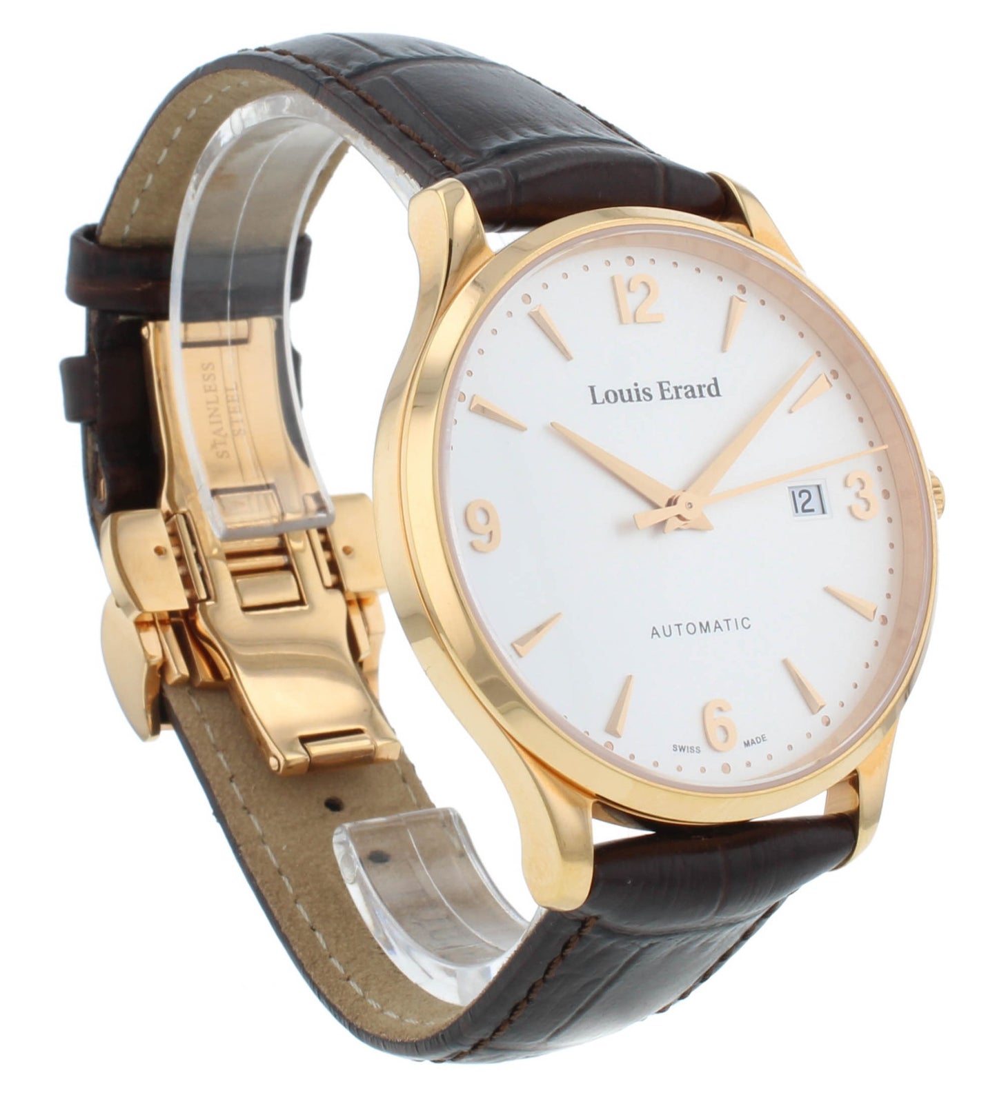 Louis Erard 1931 Automatic Silver Dial 40mm Men's Watch 69219PR11.BRC80
