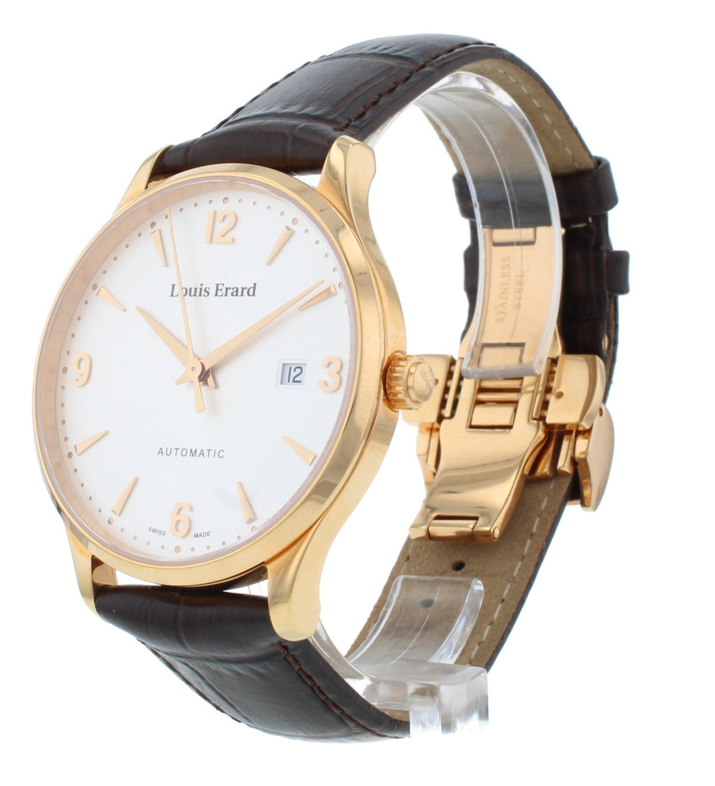 Louis Erard 1931 Automatic Silver Dial 40mm Men's Watch 69219PR11.BRC80