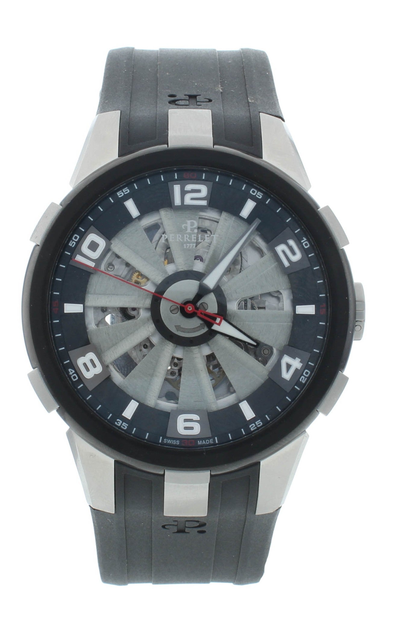 Perrelet Turbine Skeleton 44mm In-House Movement Automatic Men’s Watch A1082/1