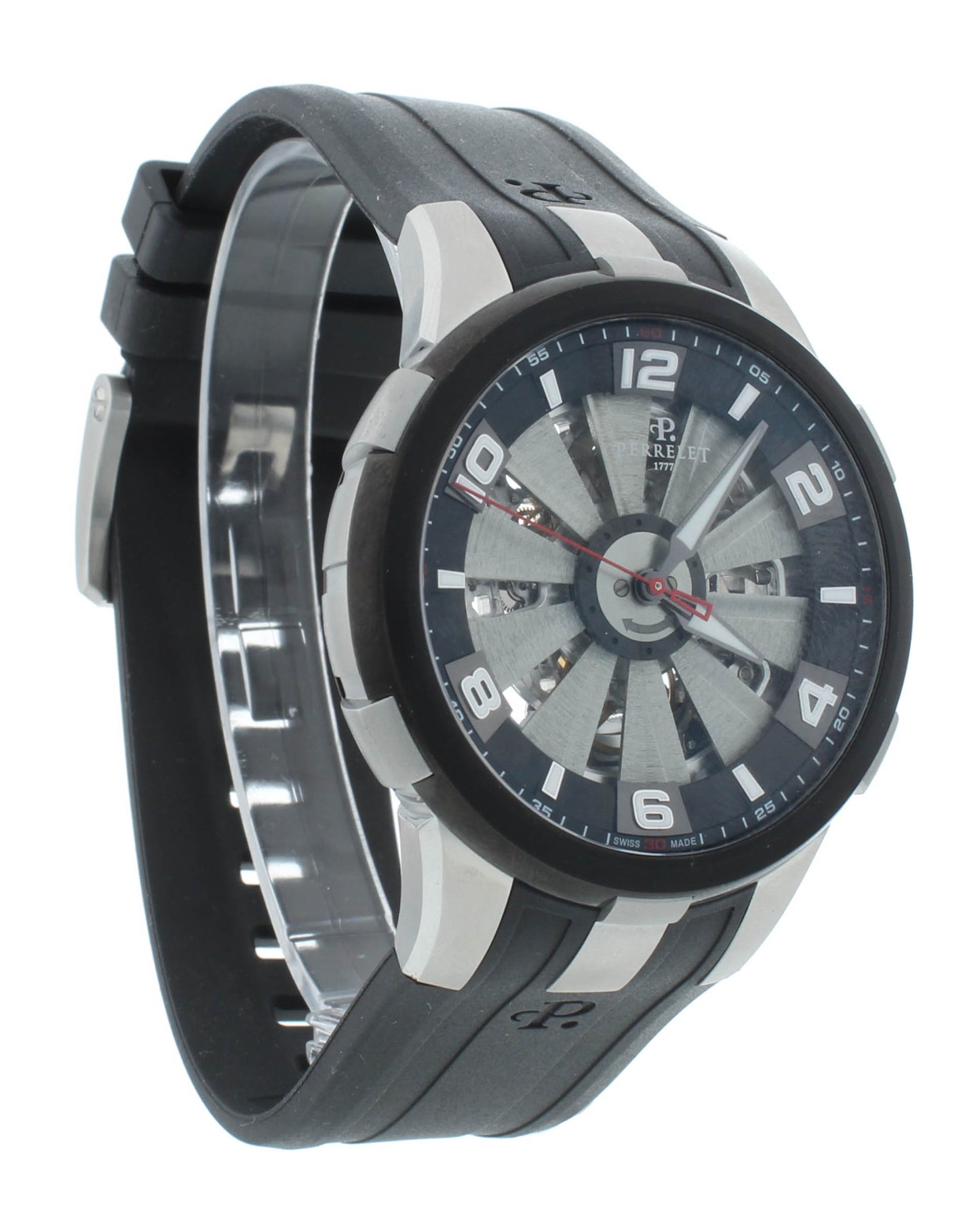 Perrelet Turbine Skeleton 44mm In-House Movement Automatic Men’s Watch A1082/1