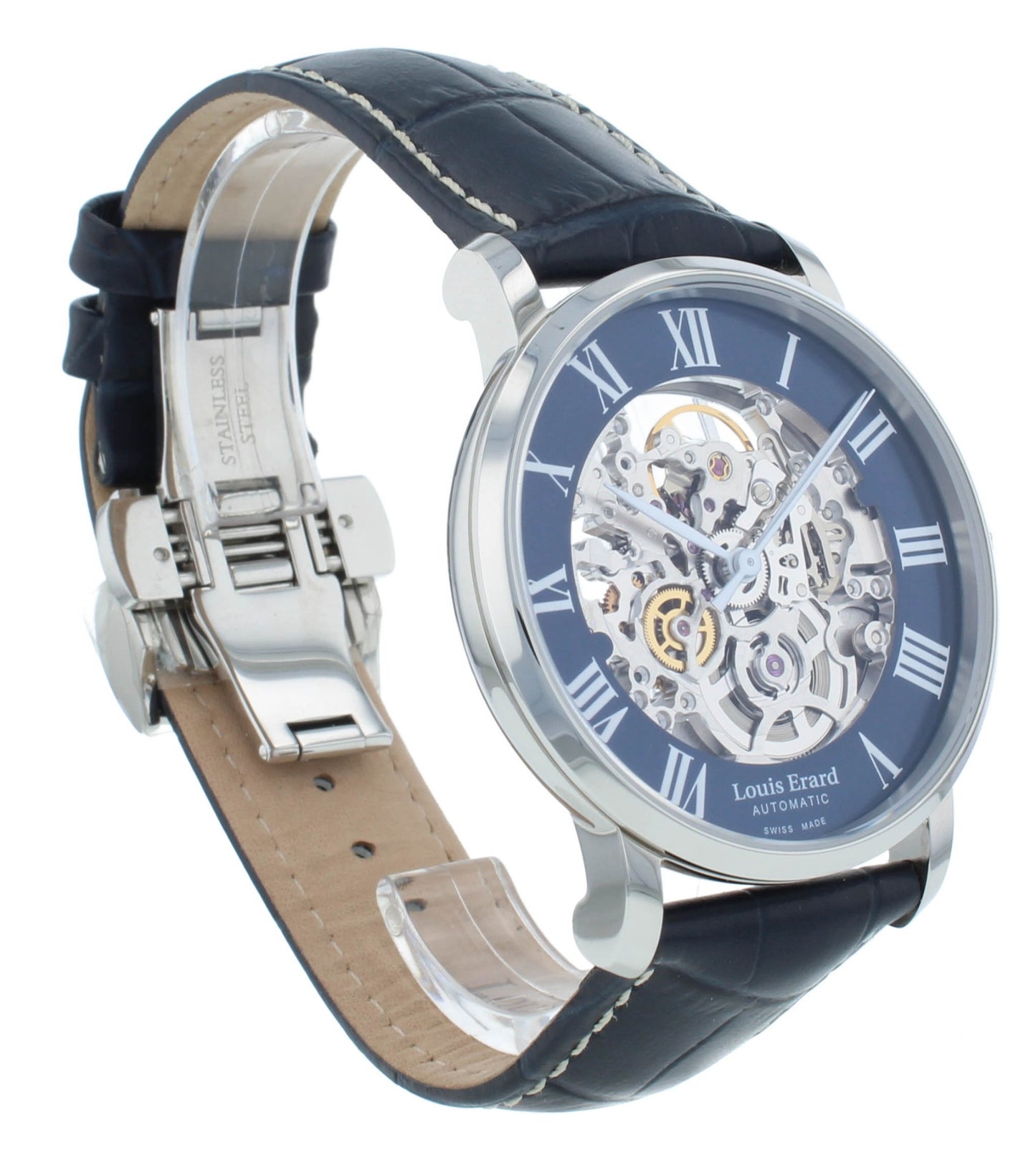 Louis Erard Excellence Skeleton Dial 40mm Automatic Men's Watch 81233AA35.BDC255
