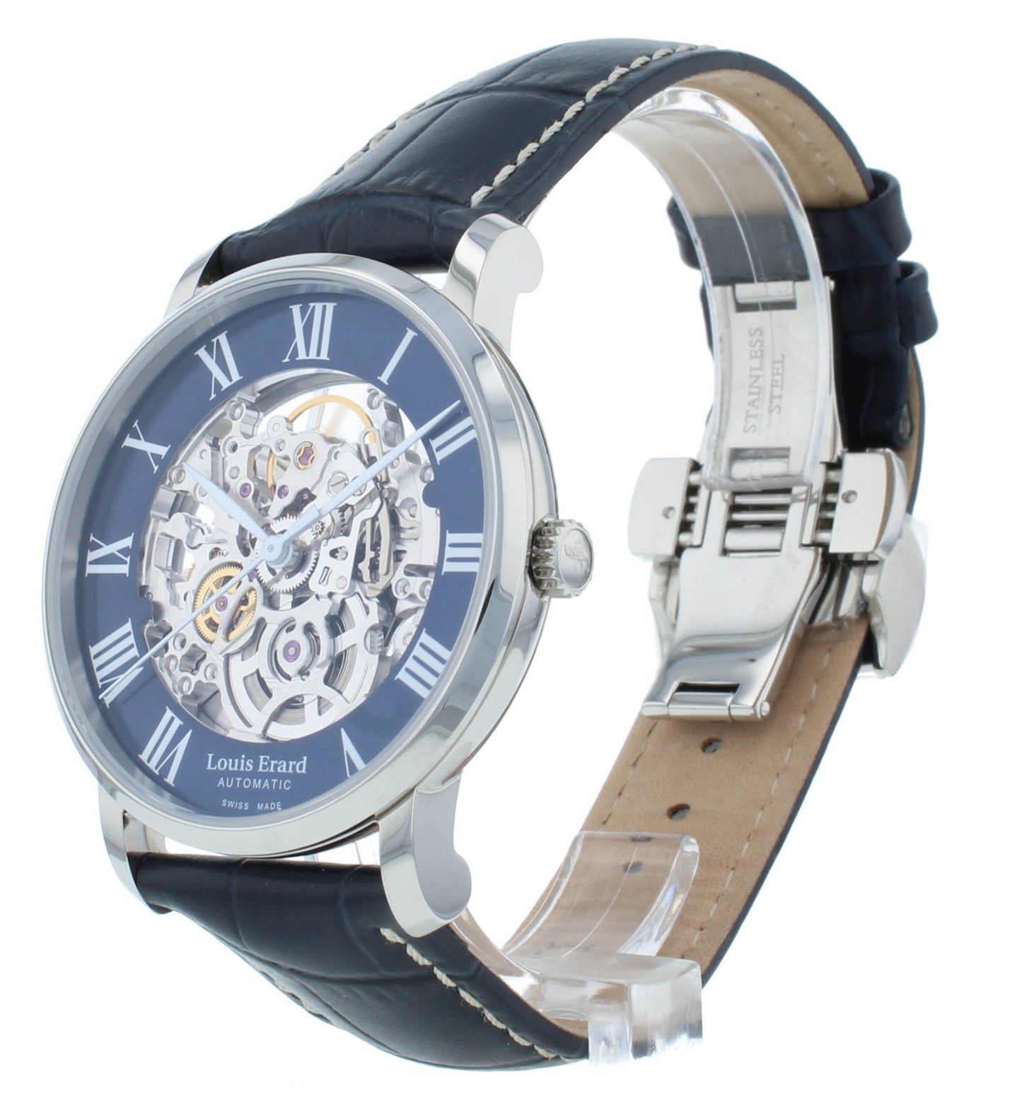 Louis Erard Excellence Skeleton Dial 40mm Automatic Men's Watch 81233AA35.BDC255