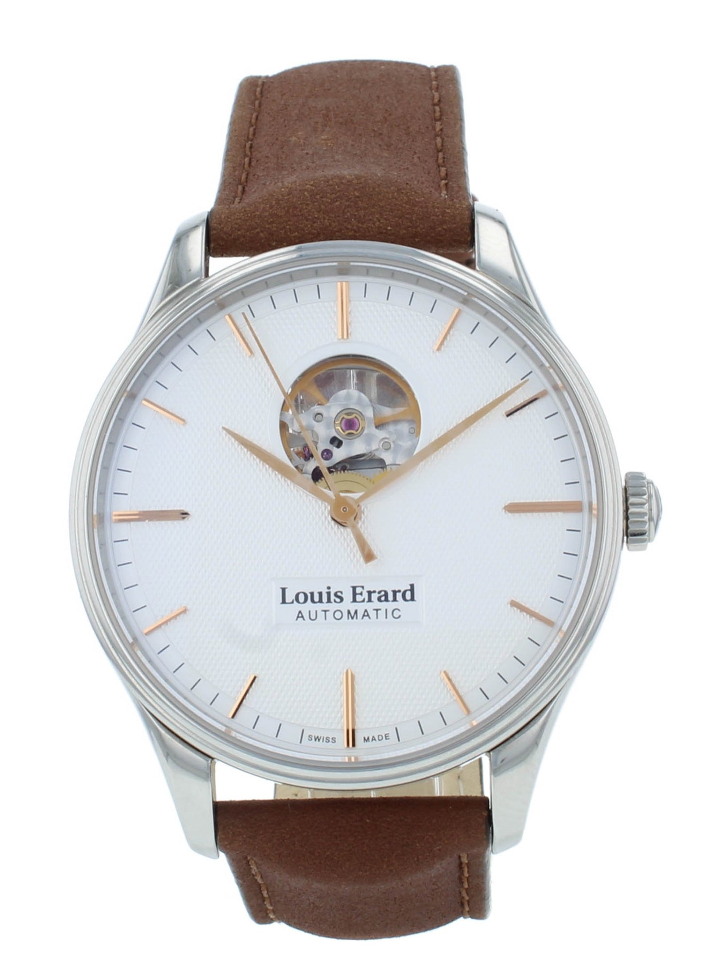 Louis Erard Heritage Silver Dial 41mm Automatic Men's Watch 60287AA51.BVA01