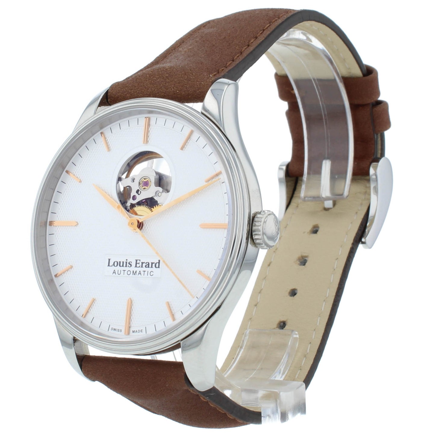 Louis Erard Heritage Silver Dial 41mm Automatic Men's Watch 60287AA51.BVA01