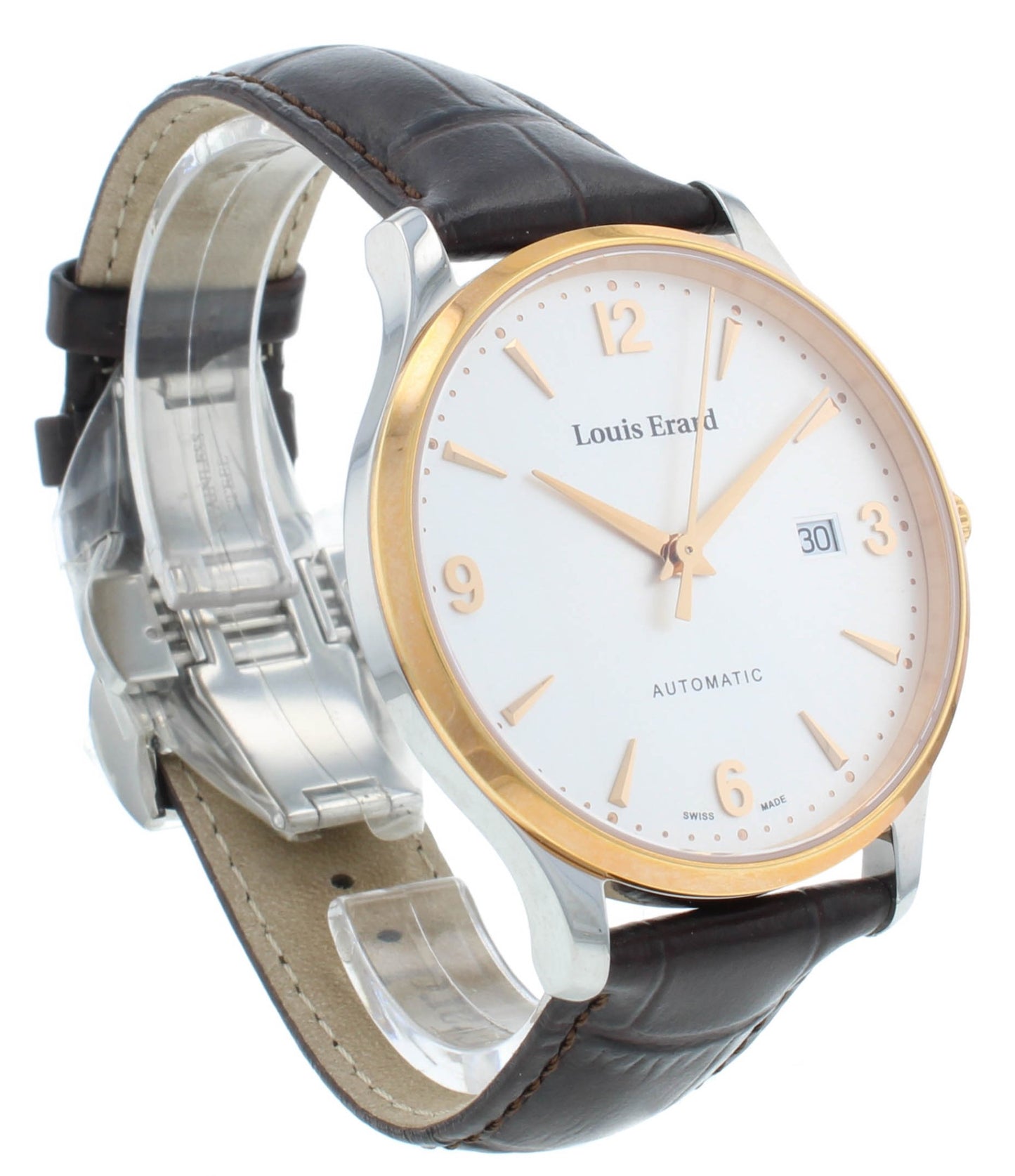 Louis Erard Heritage 40mm Silver Dial Automatic Men's Watch 69219AB11.BDC80