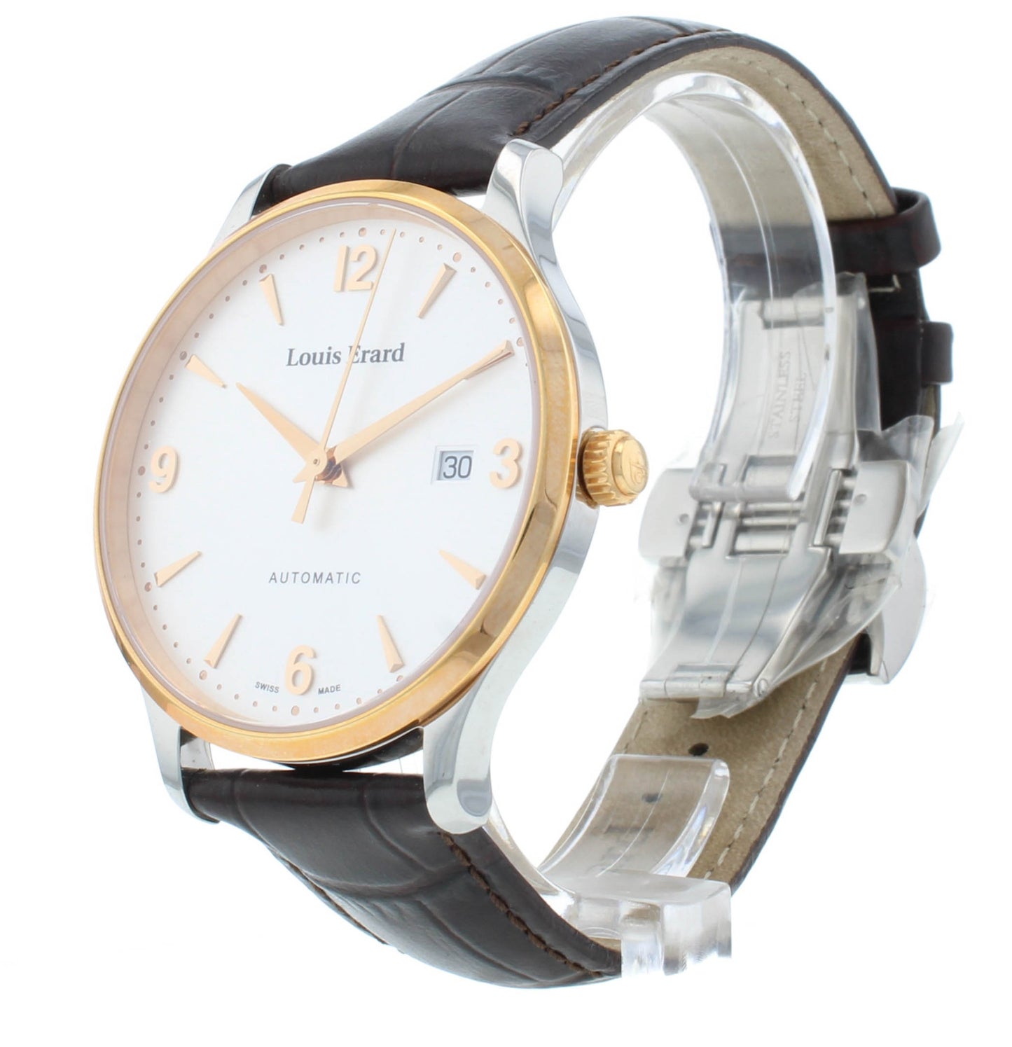 Louis Erard Heritage 40mm Silver Dial Automatic Men's Watch 69219AB11.BDC80