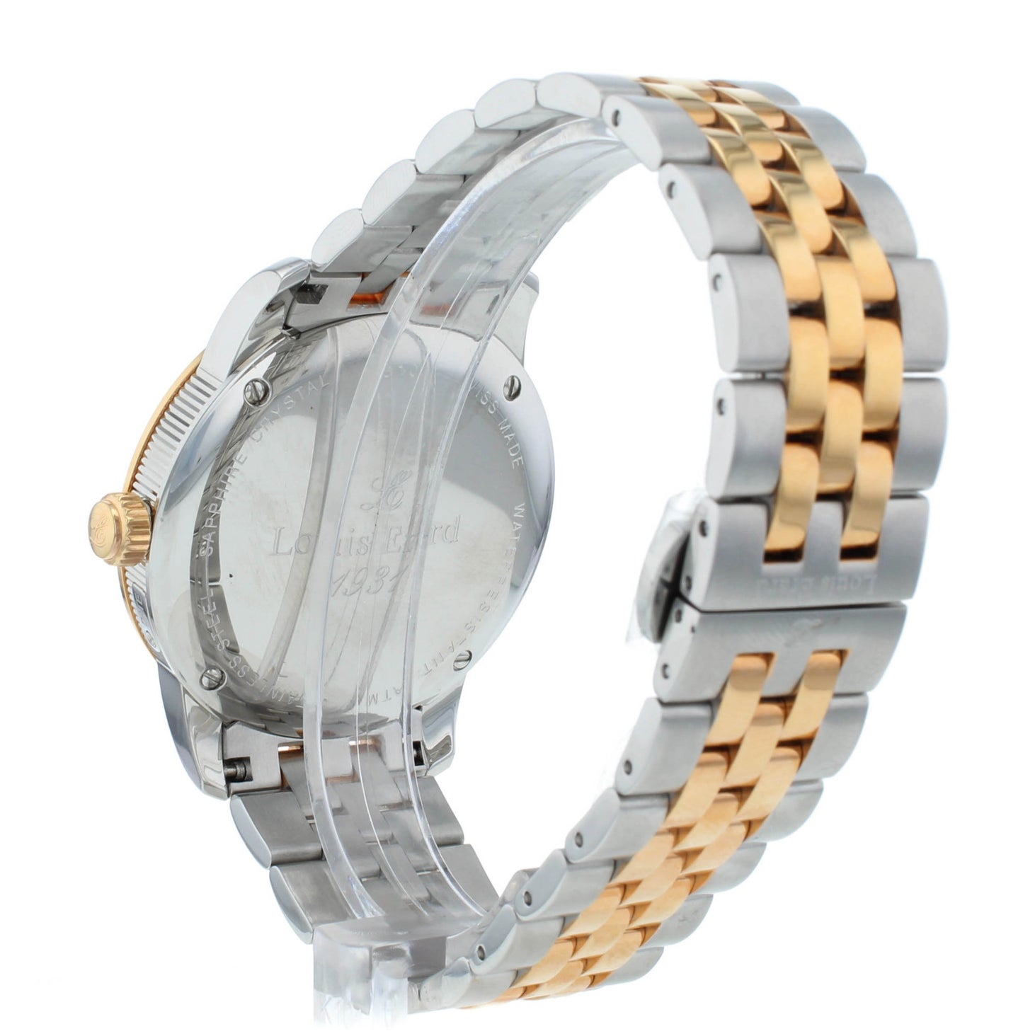 Louis Erard Heritage 42mm Two-Tone Moon Phase Quartz Men's Watch 14910AB11.BMA40