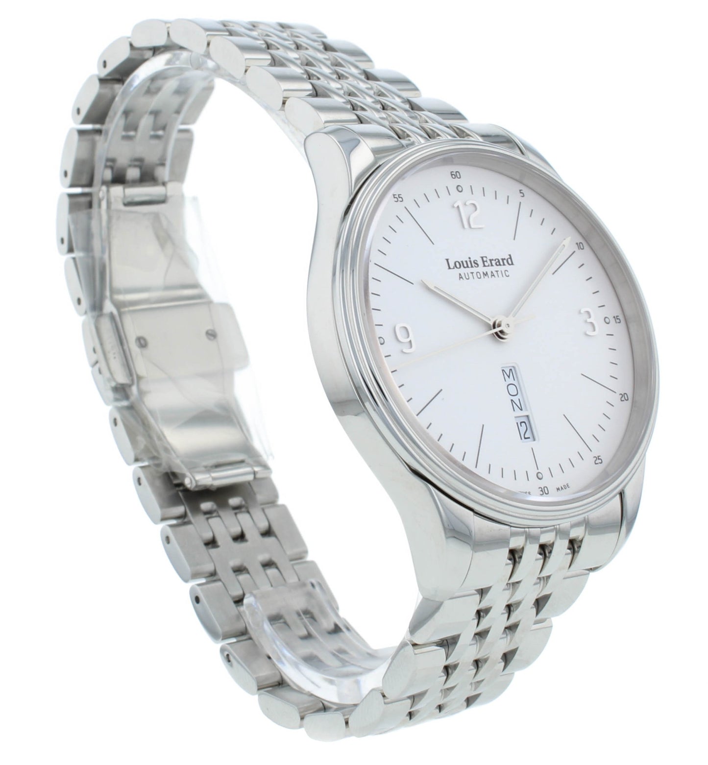 Louis Erard Heritage 41mm Auto White Dial Day Date Men's Watch 72288AA01.BMA88
