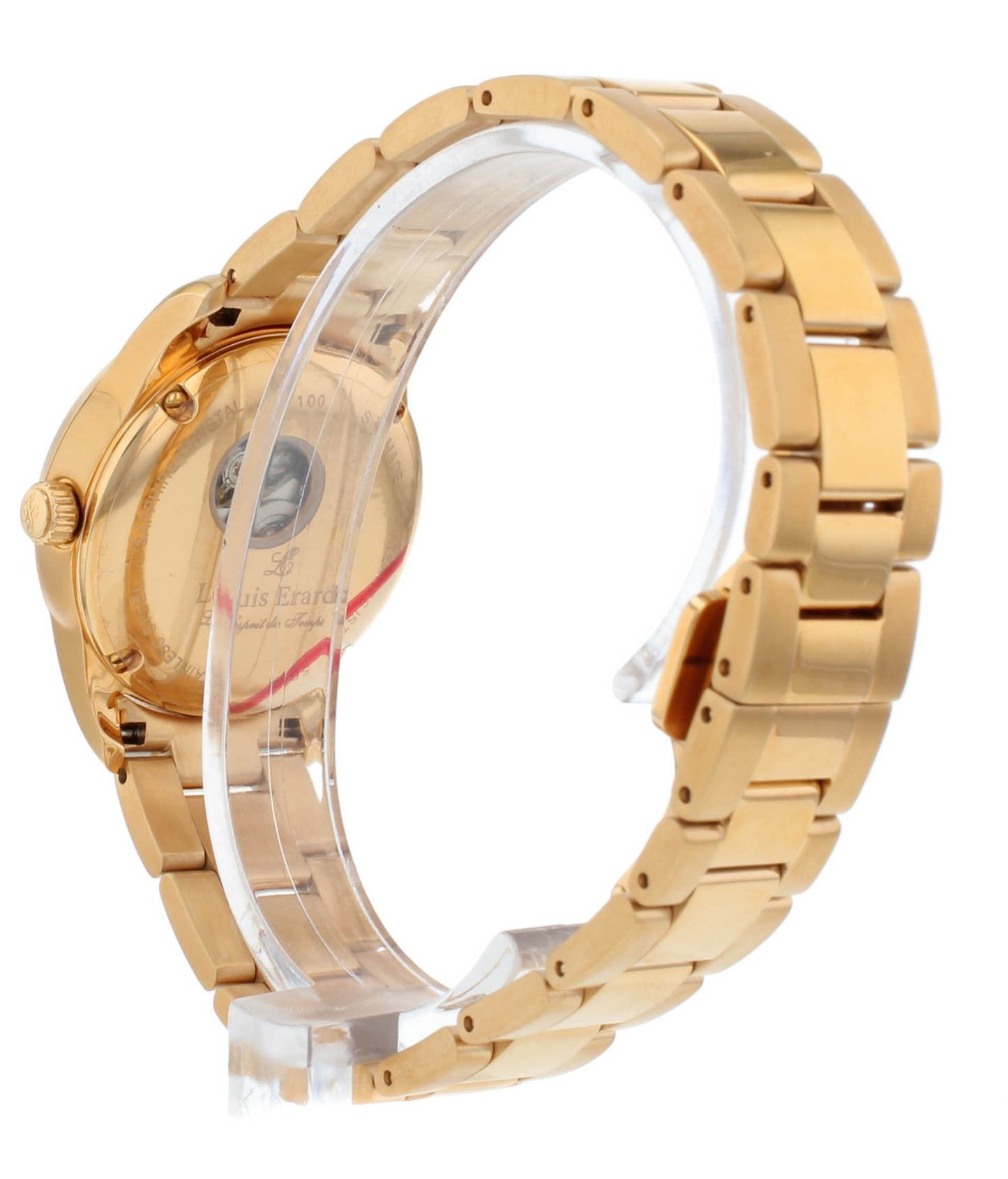 Louis Erard Heritage 30mm Auto Blue Diamond Dial Ladies Watch 20100PR55.BMA55