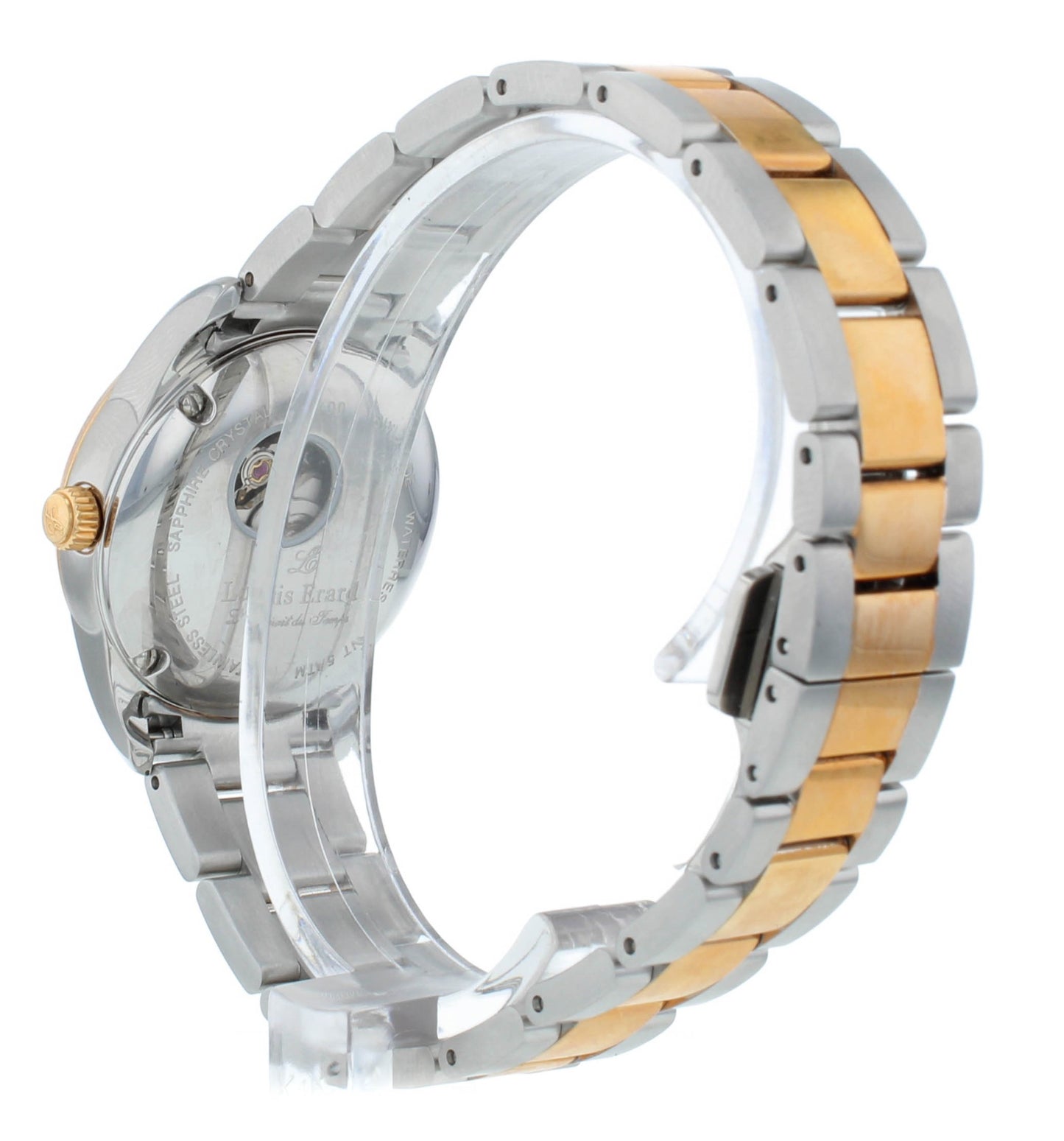 Louis Erard Heritage Auto Green Dial 30mm Two-Tone Ladies Watch 20100AB69.BMA20